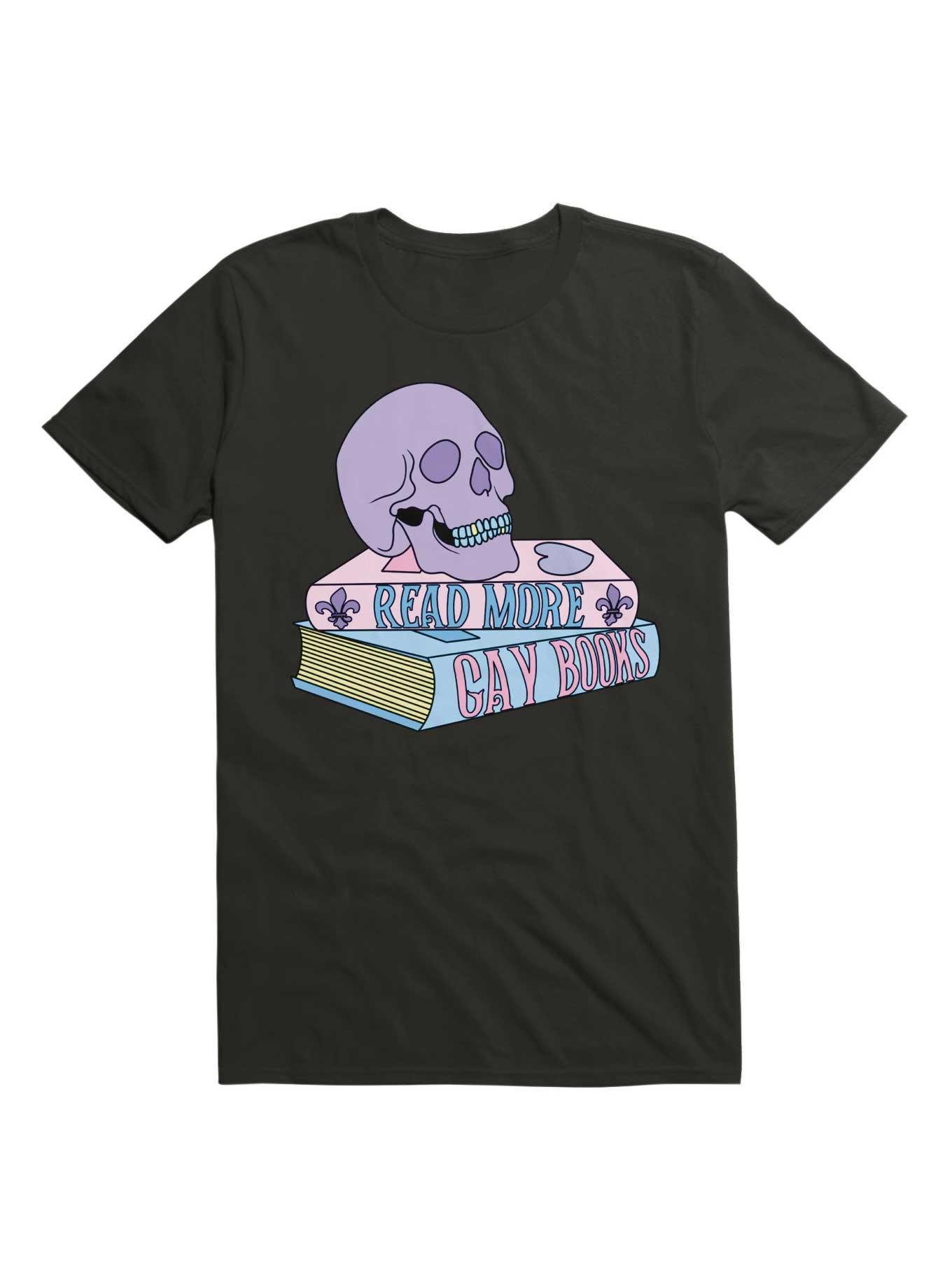 Read More Gay Books T-Shirt, BLACK, hi-res