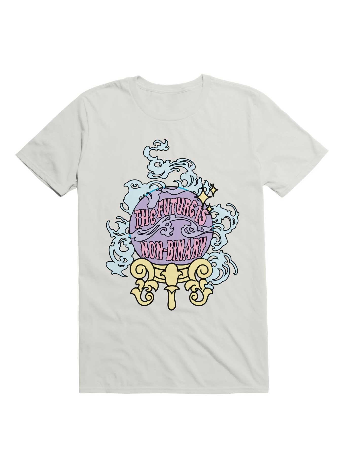 The Future Is Non-Binary T-Shirt, WHITE, hi-res