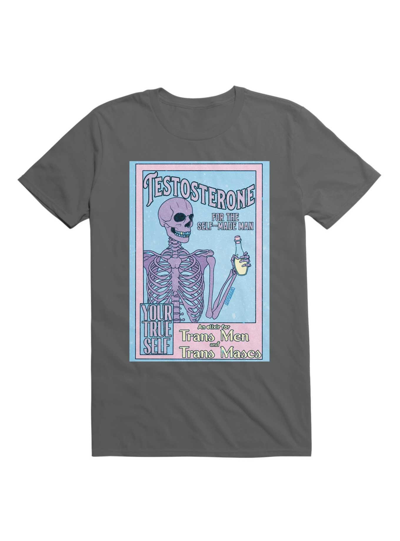Testosterone Skeleton T-Shirt, , hi-res