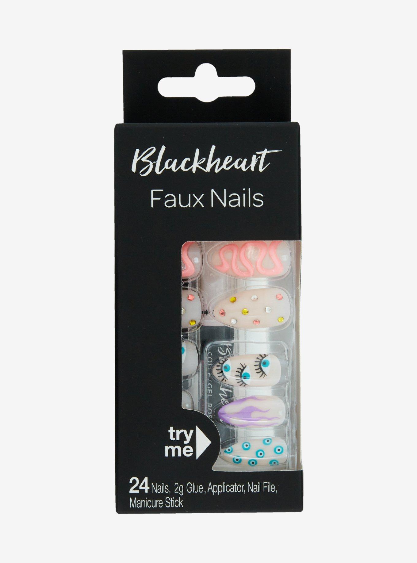 Blackheart Trippy Eye Press-On Nails, , hi-res