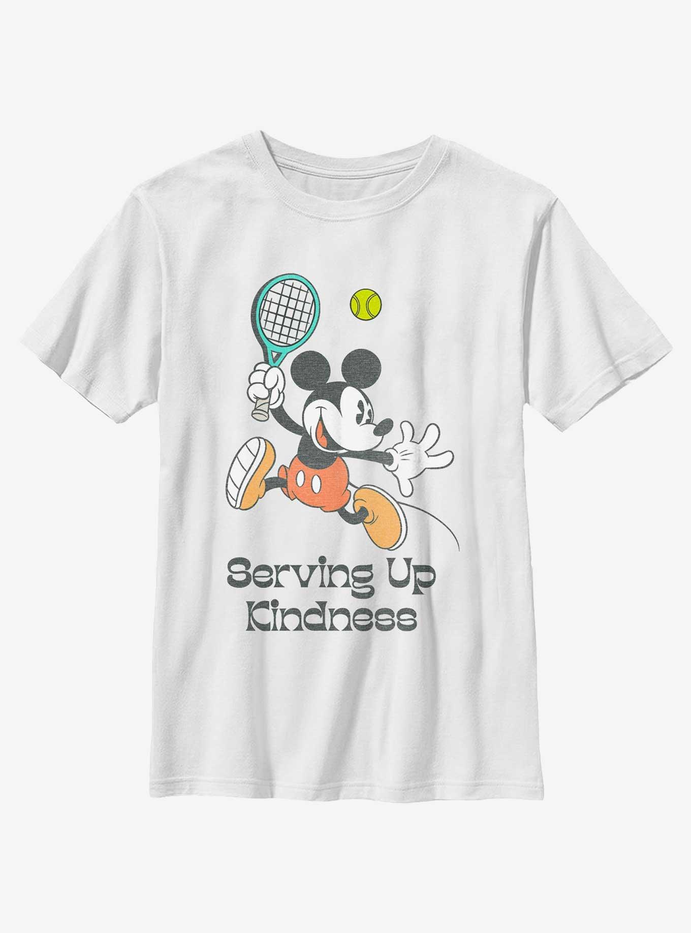 Disney Mickey Mouse Serving Up Kindness Youth T-Shirt, WHITE, hi-res