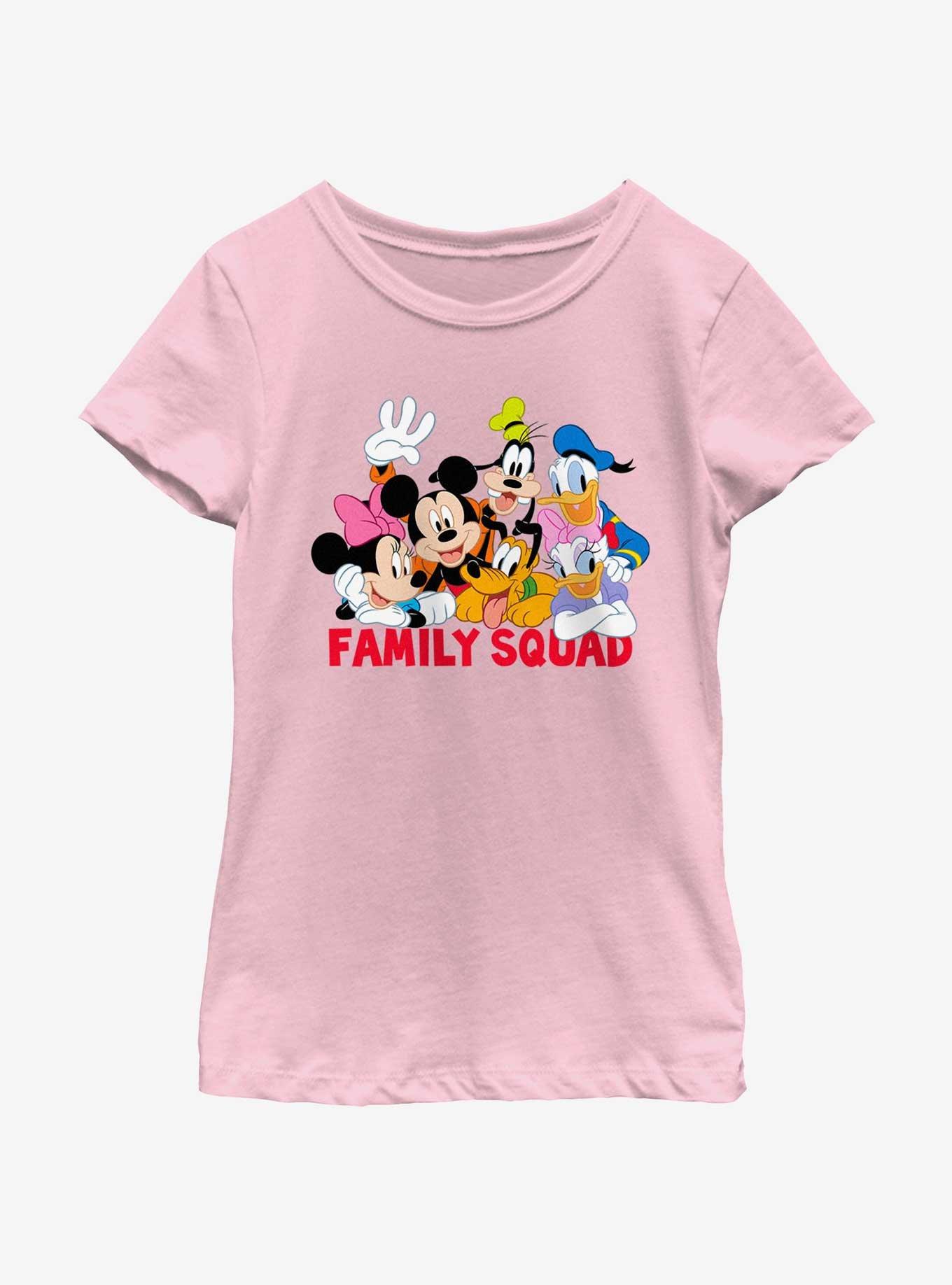 Disney Mickey Mouse Family Squad  Youth Girls T-Shirt, PINK, hi-res