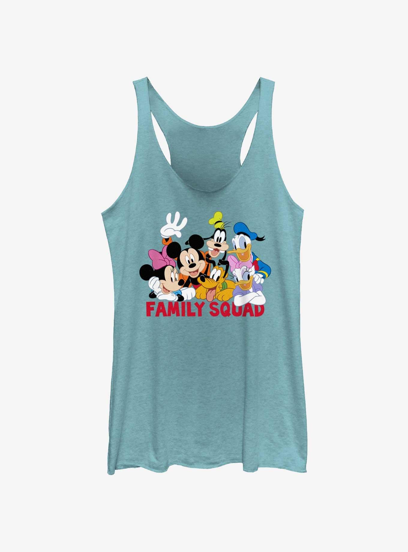 Disney Mickey Mouse Family Squad  Womens Tank Top