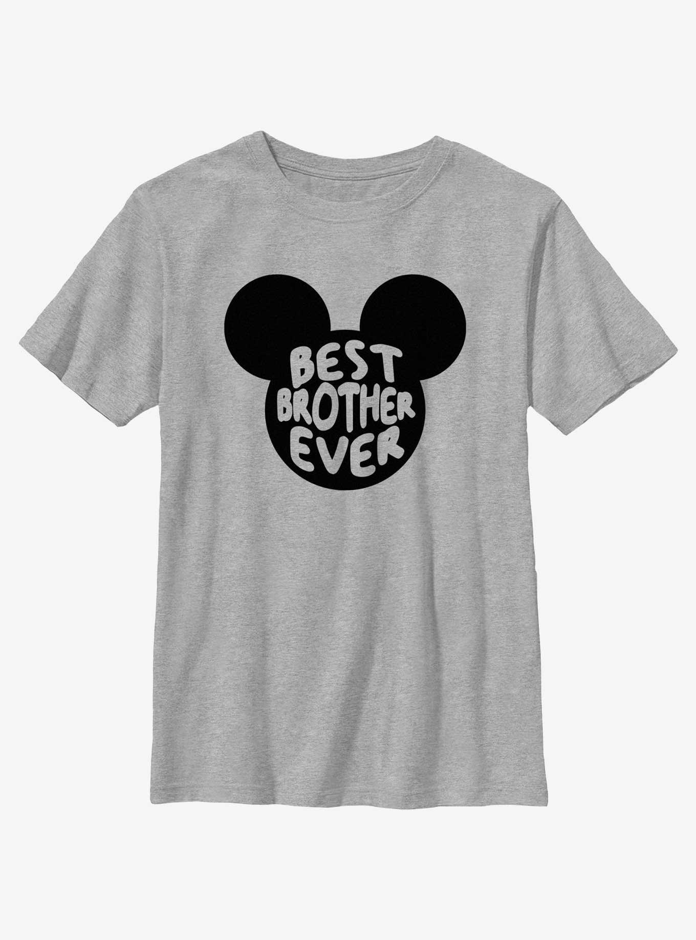 Disney Mickey Mouse Best Brother Ever Ears Youth T-Shirt