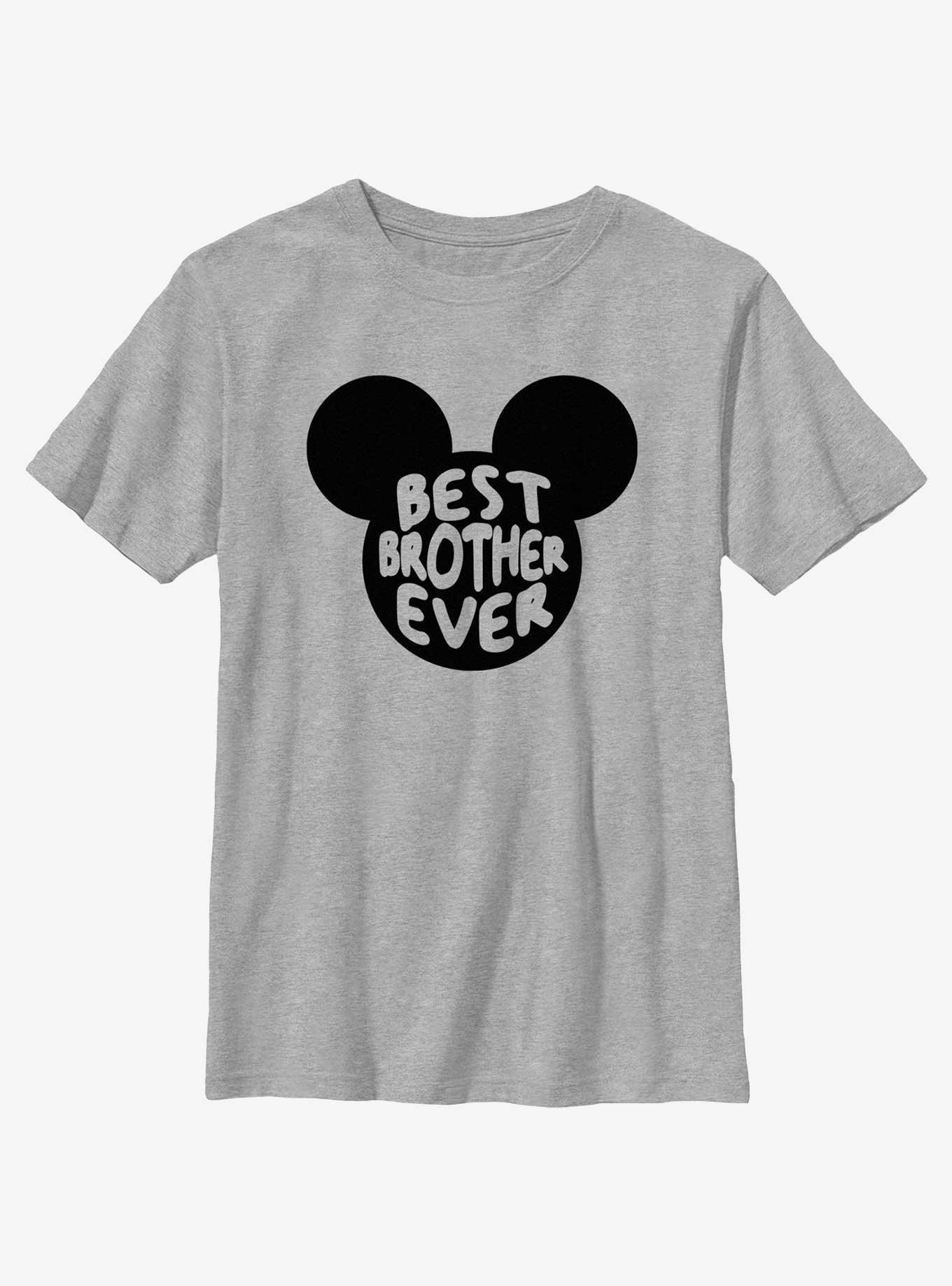 Disney Mickey Mouse Best Brother Ever Mouse Ears Youth T-Shirt, , hi-res
