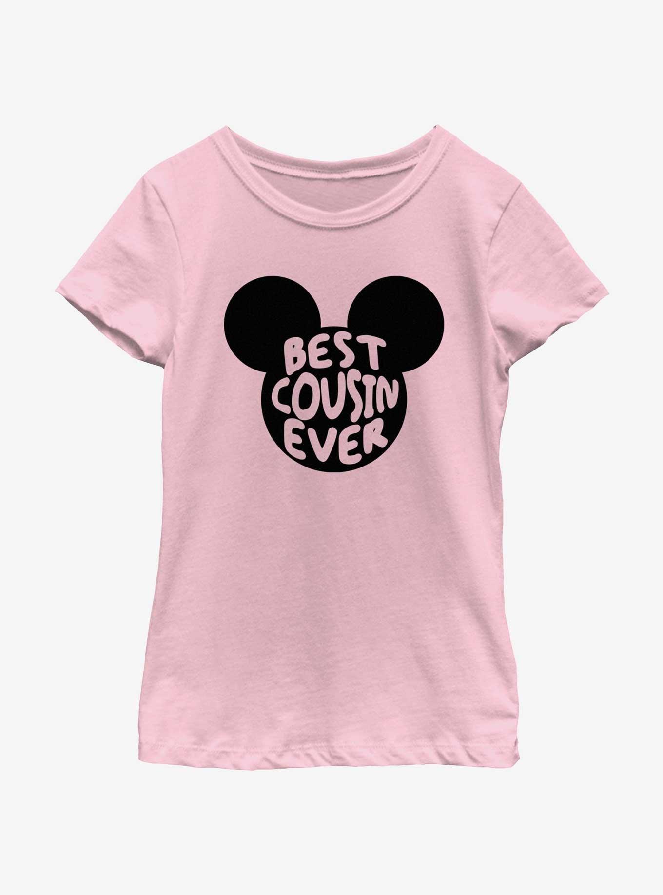 Disney Mickey Mouse Best Cousin Ever Mouse Ears Youth Girls T-Shirt, , hi-res