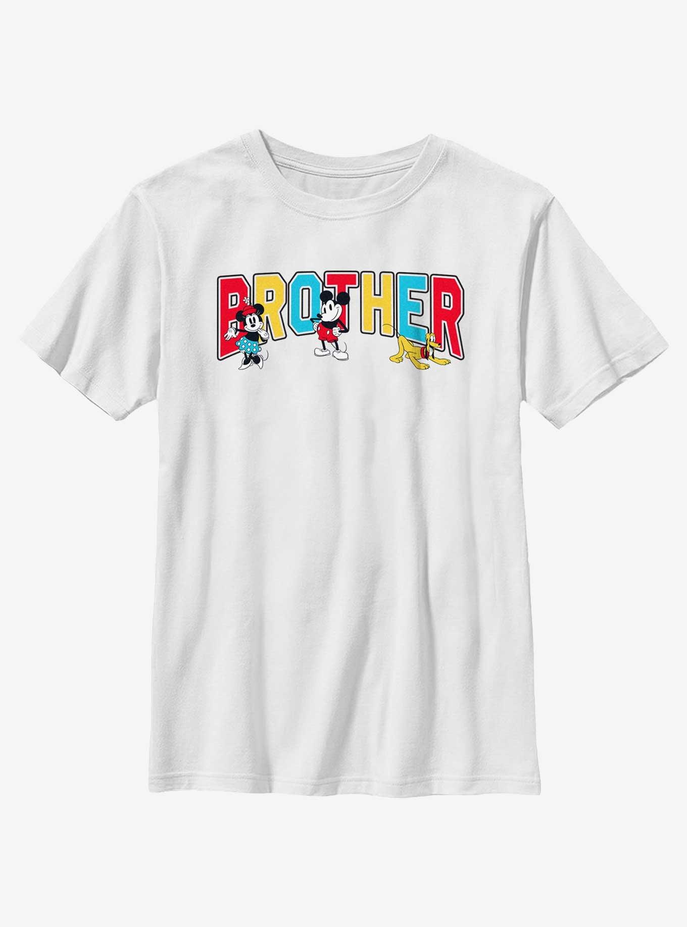 Disney Mickey Mouse Brother Collegiate Youth T-Shirt, , hi-res