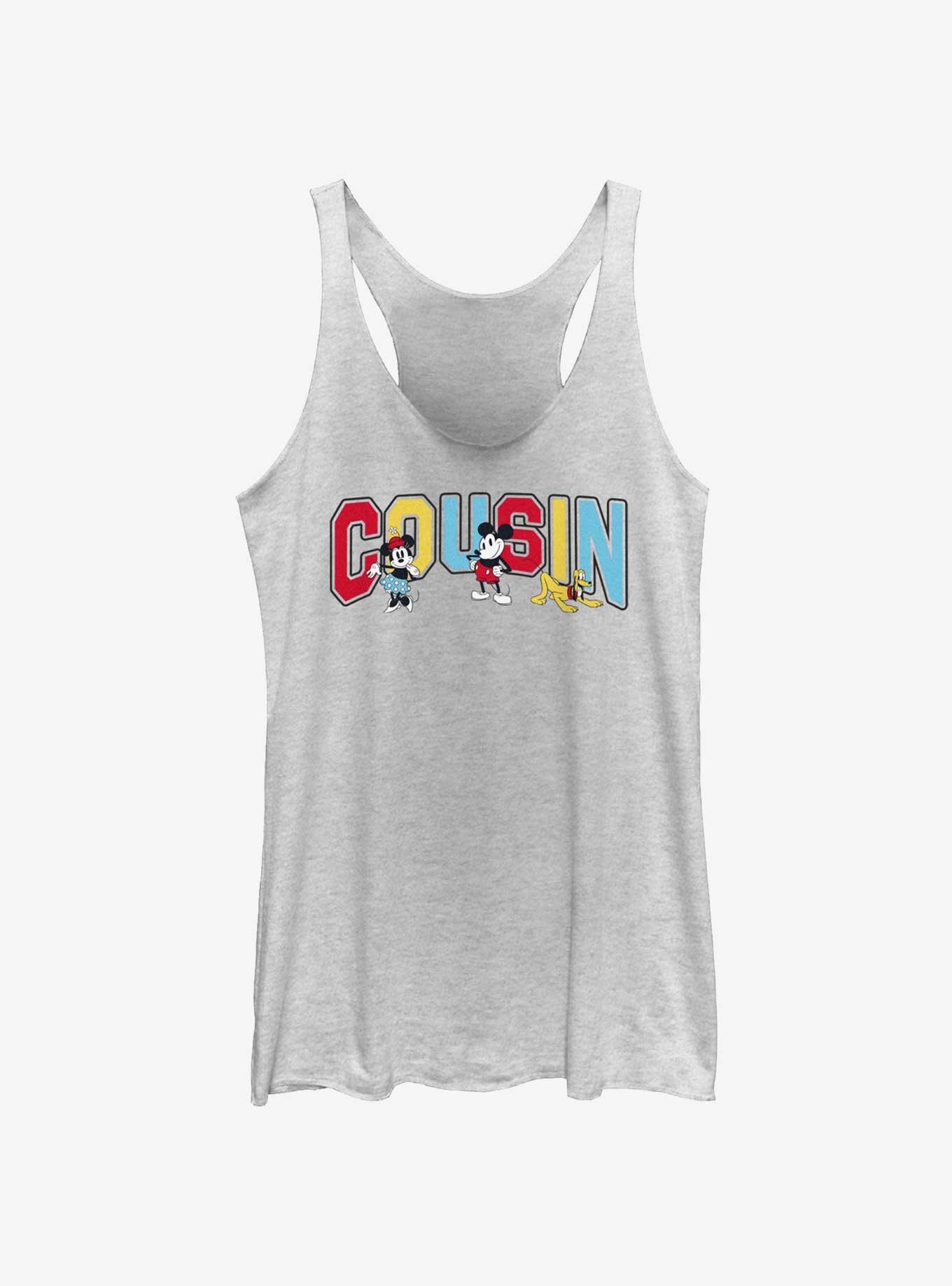 Disney Mickey Mouse Cousin Collegiate Womens Tank Top, , hi-res