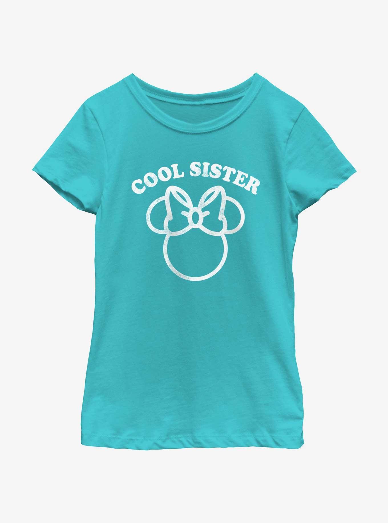 Disney Minnie Mouse Cool Sister Minnie Ears Youth Girls T-Shirt, , hi-res