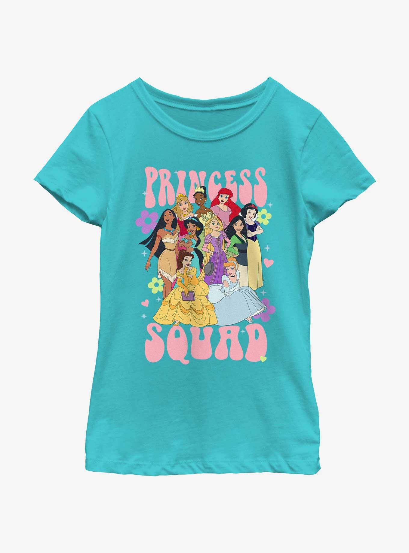 Disney Princesses Princess Squad Youth Girls T-Shirt, TAHI BLUE, hi-res