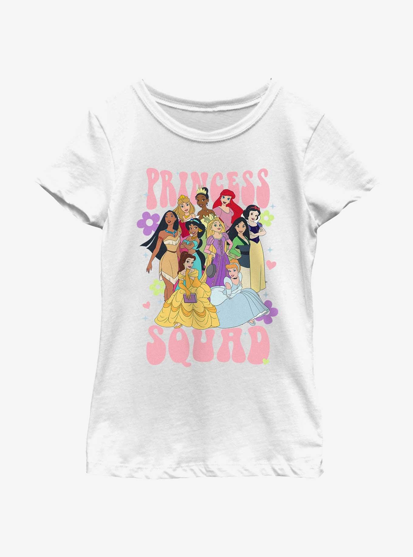 Disney Princesses Princess Squad Youth Girls T-Shirt, WHITE, hi-res