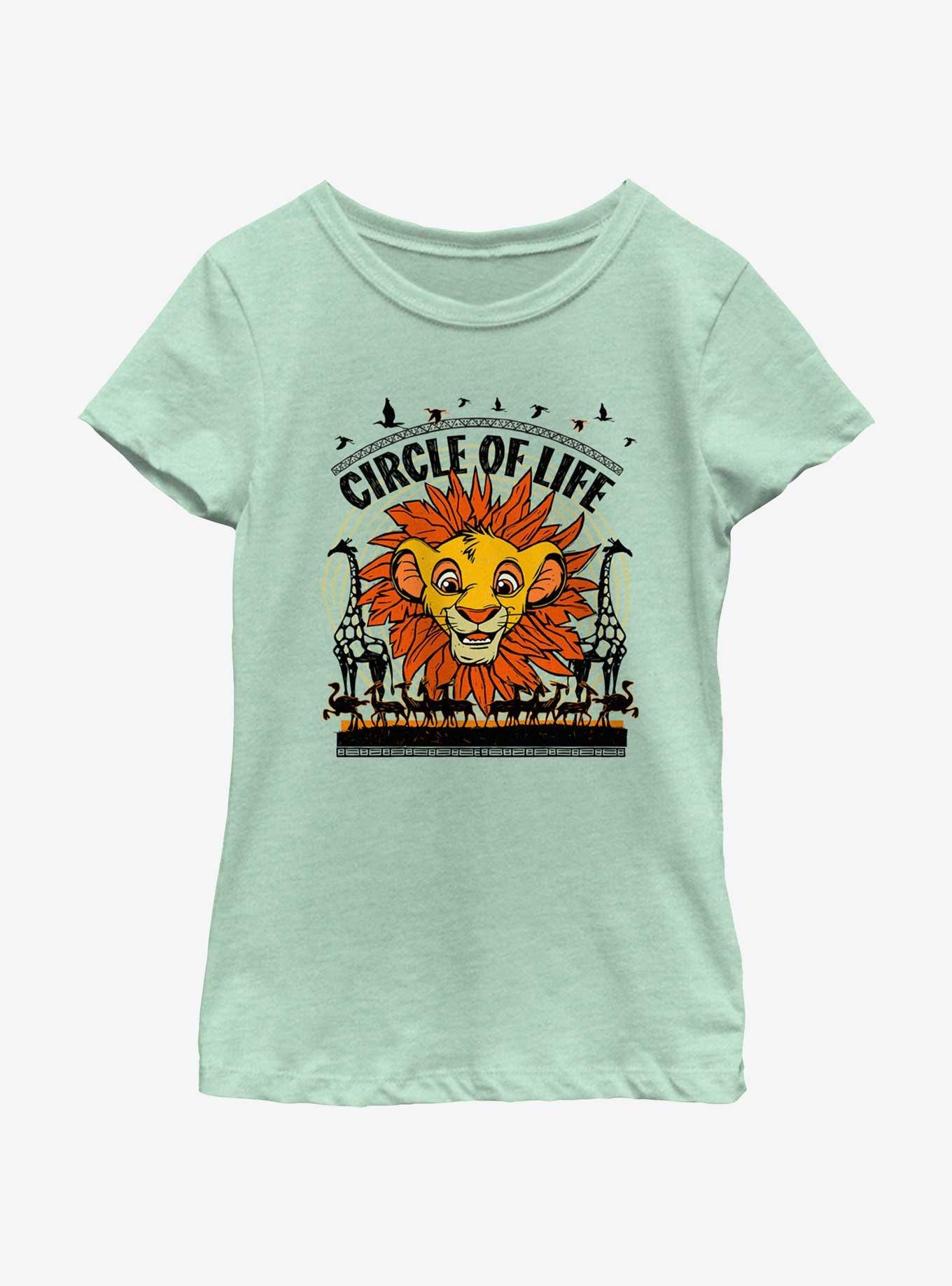 Disney The Lion King Circle Of Life Portrait Youth Girls T-Shirt, , hi-res