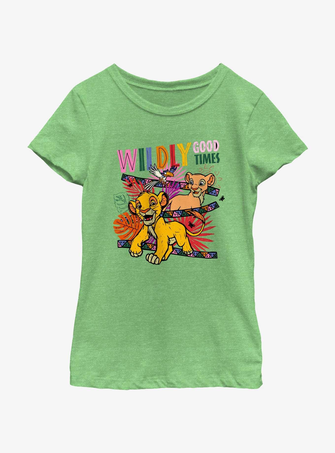 Disney The Lion King Wildly Good Times Youth Girls T-Shirt