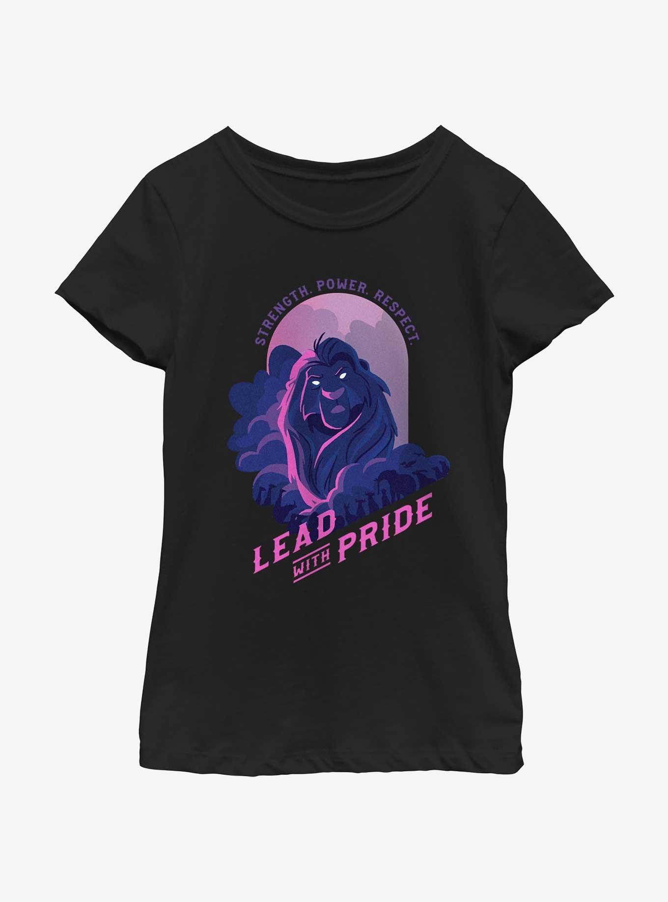 Disney The Lion King Lead With Pride Youth Girls T-Shirt, BLACK, hi-res