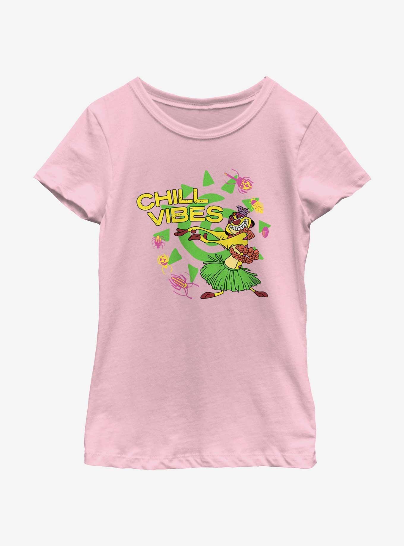 Disney The Lion King Chill Vibes Youth Girls T-Shirt, , hi-res