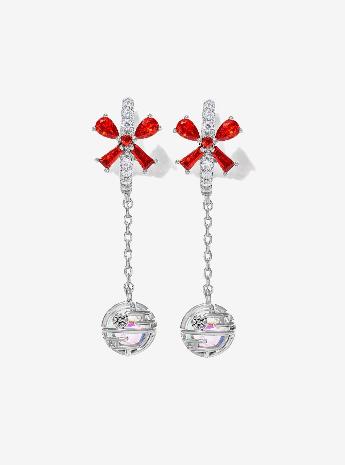 Star Wars X Girls Crew Festive Death Star Drop Earrings, , hi-res