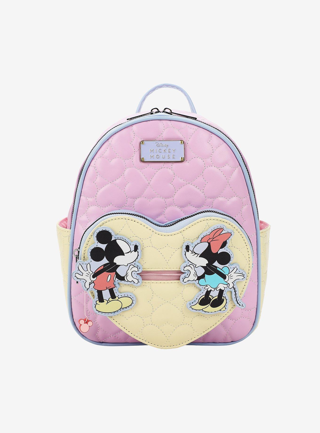 Disney Mickey Mouse & Minnie Mouse Quilted Heart Mini Backpack