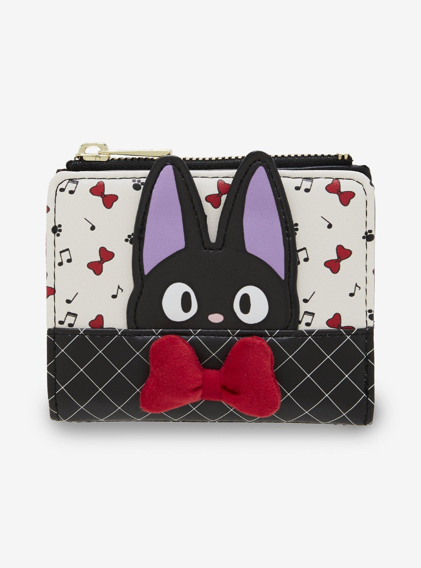 Her Universe Studio Ghibli® Kiki's Delivery Service Jiji Icons 3D Bow Mini Wallet 