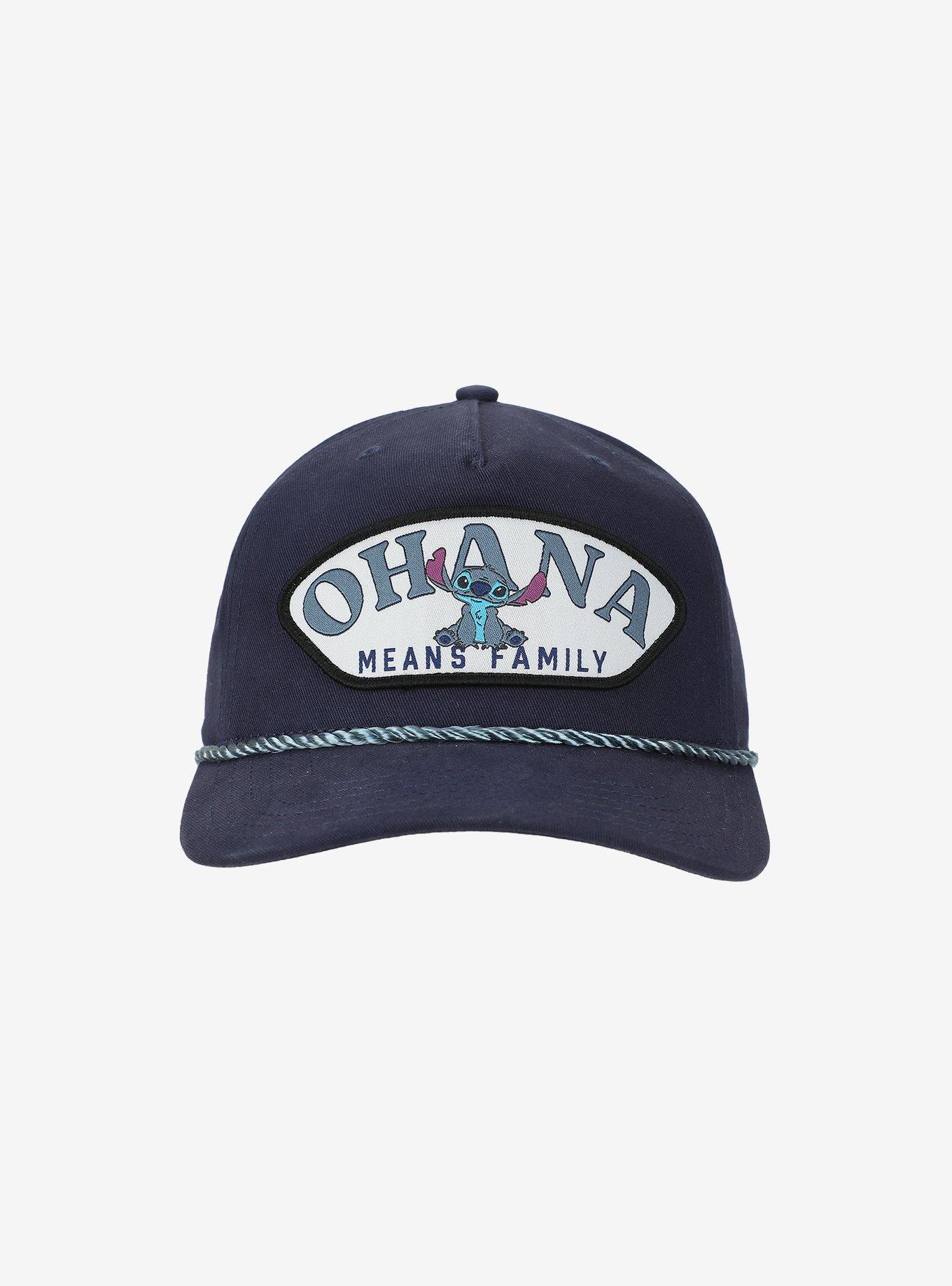 Disney Stitch Ohana Means Family Snapback Hat, , hi-res