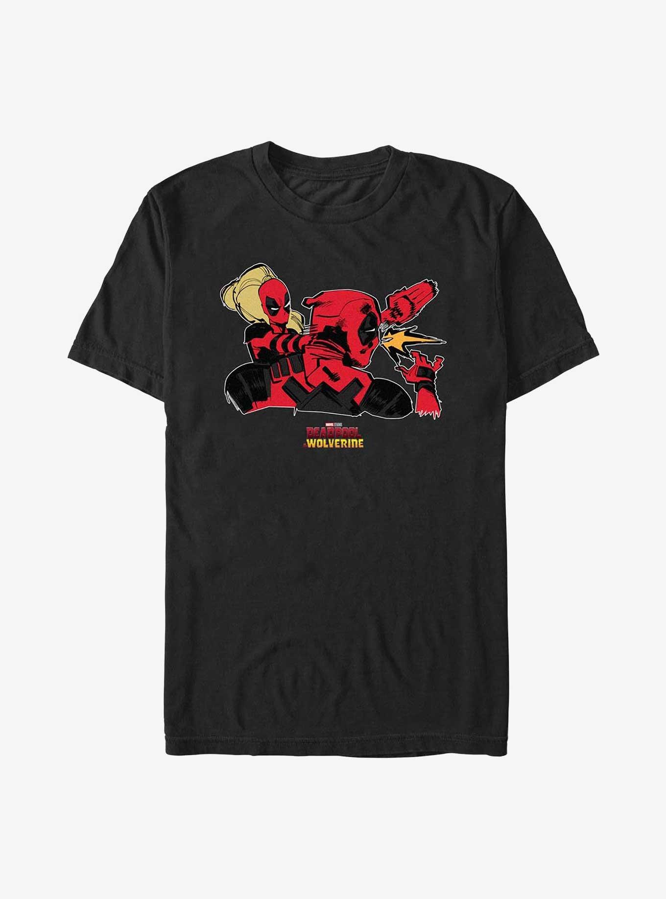 Marvel Deadpool & Wolverine Ladypool Slap Deadpool T-Shirt, , hi-res