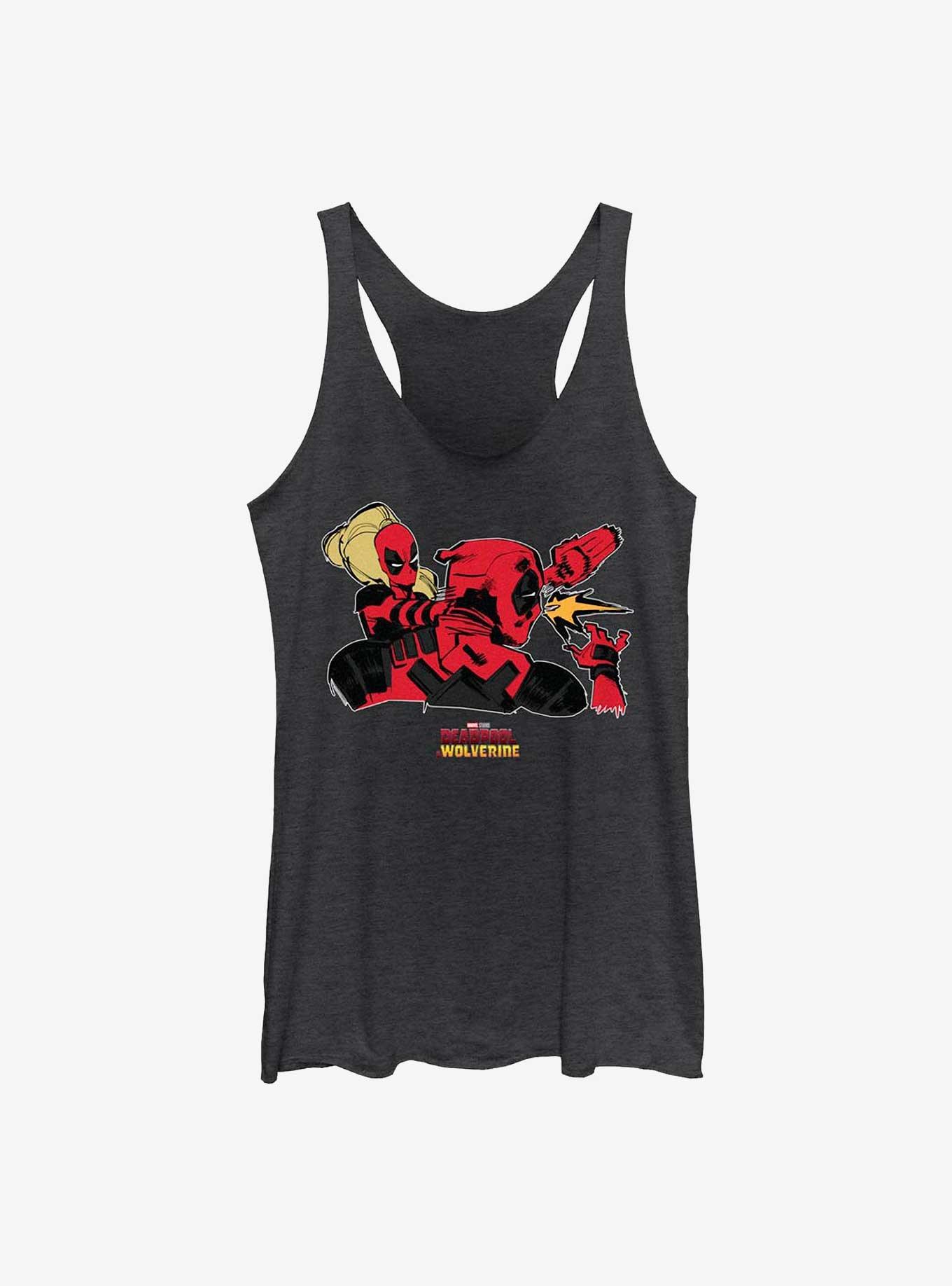 Marvel Deadpool & Wolverine Ladypool Slap Deadpool Girls Tank