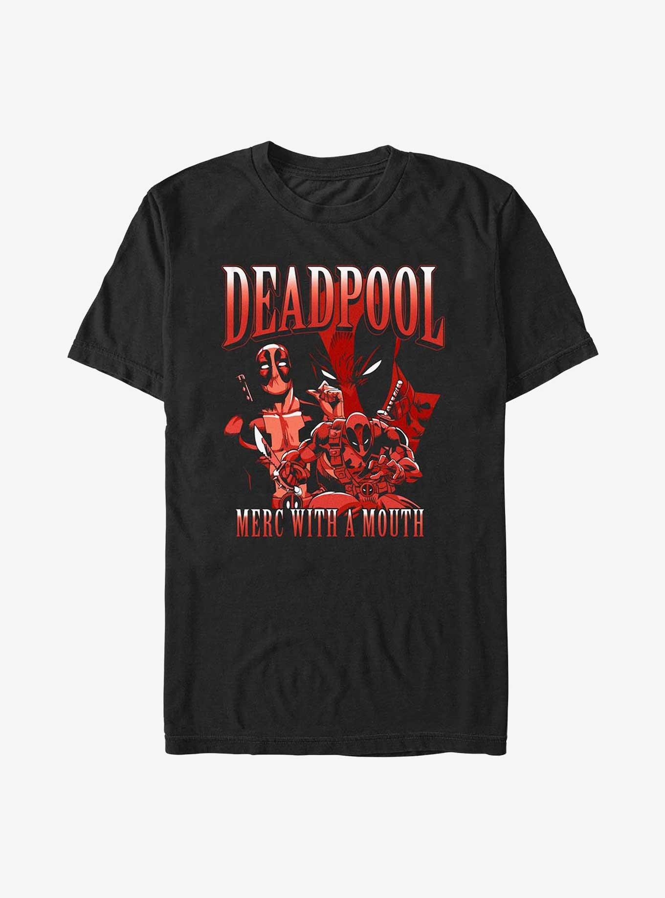 Marvel Deadpool Collage Merc With A Mouth T-Shirt, , hi-res