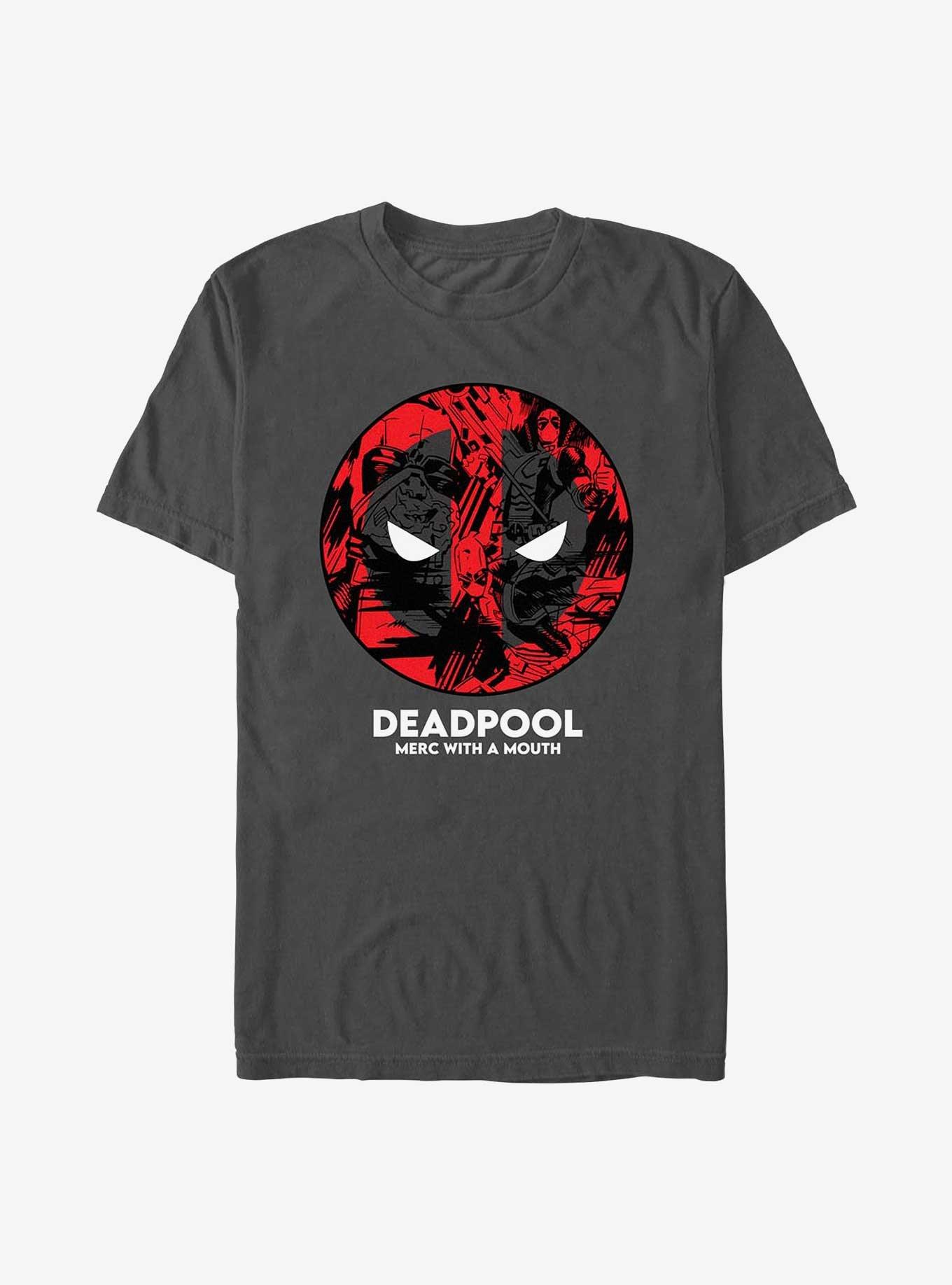 Marvel Deadpool Circle Badge T-Shirt, , hi-res