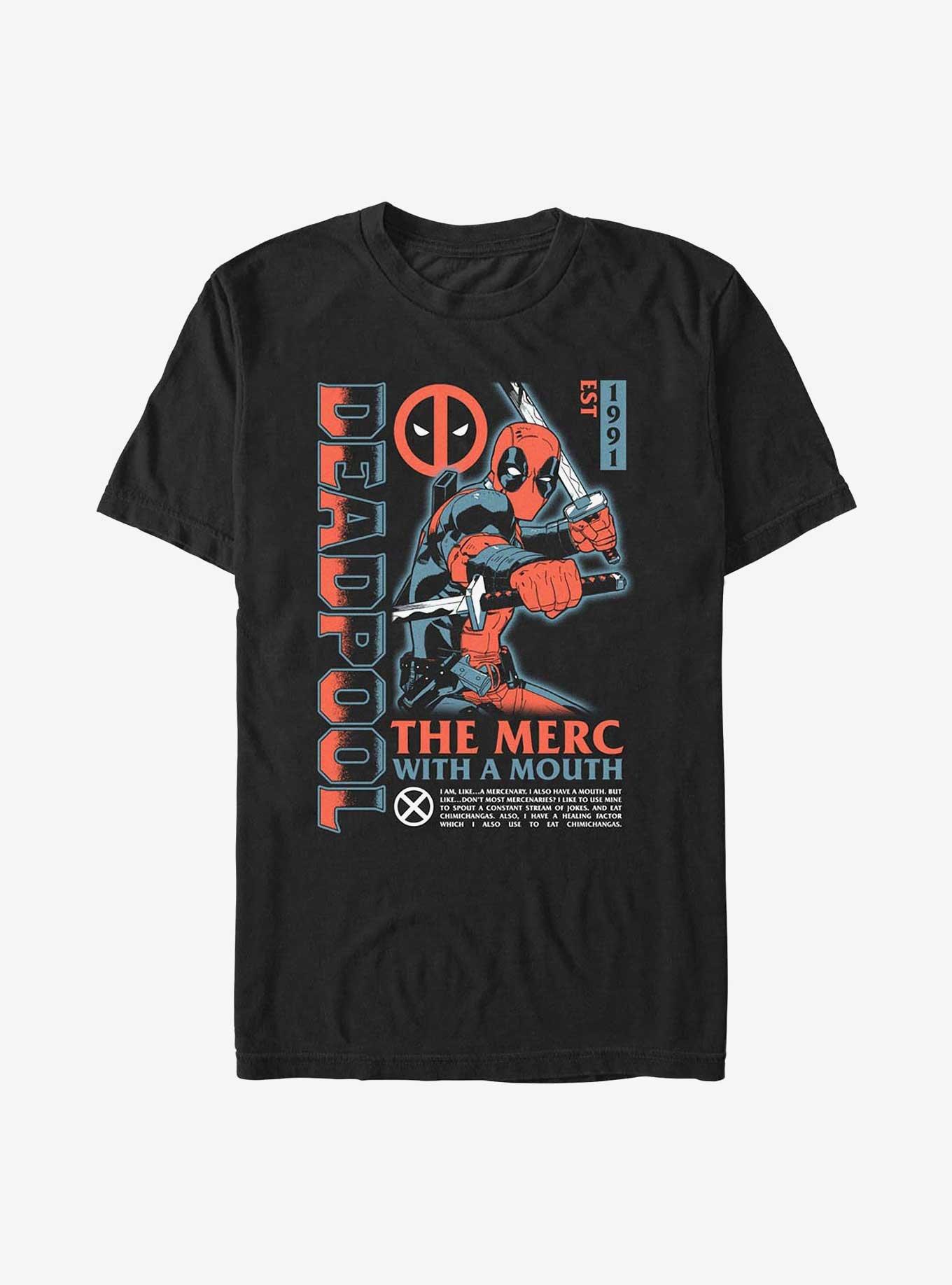 Marvel Deadpool Text Box T-Shirt, , hi-res