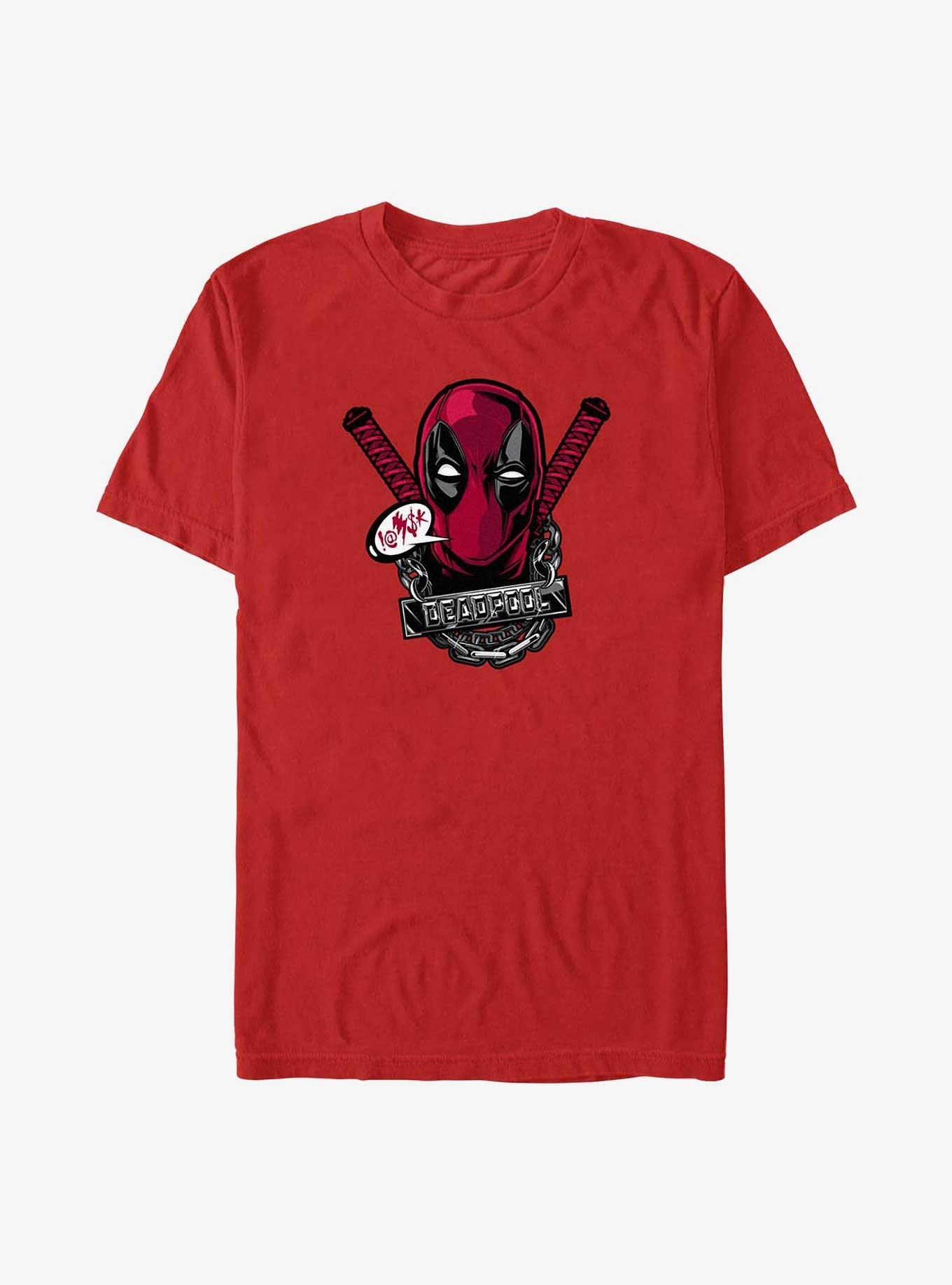 Marvel Deadpool Bad Word T-Shirt, , hi-res