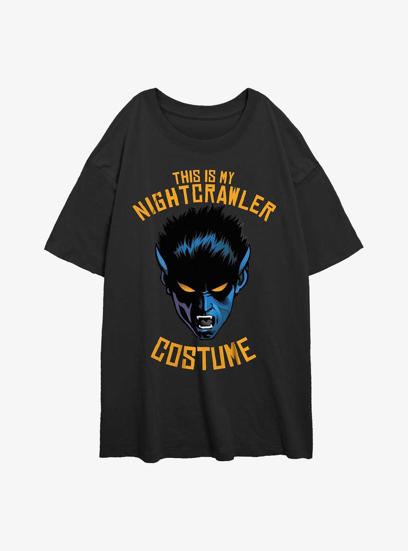 X-Men Nightcrawler This Is My Costume Girls Oversized T-Shirt, , hi-res