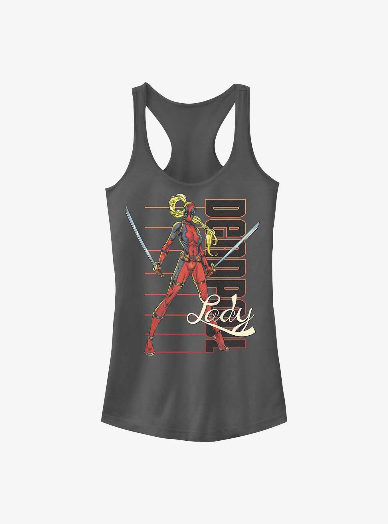 Marvel Lady Deadpool Stance Girls Tank, , hi-res