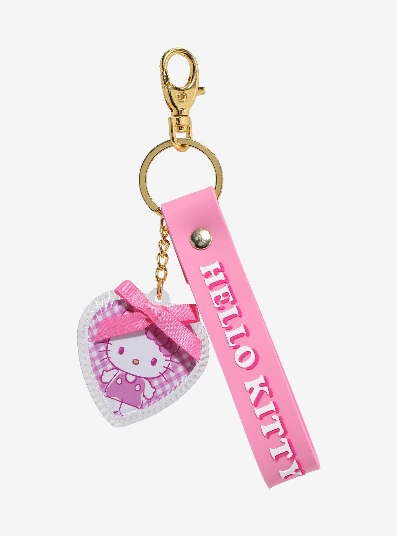 Hello Kitty Heart Mirror Key Chain, , hi-res