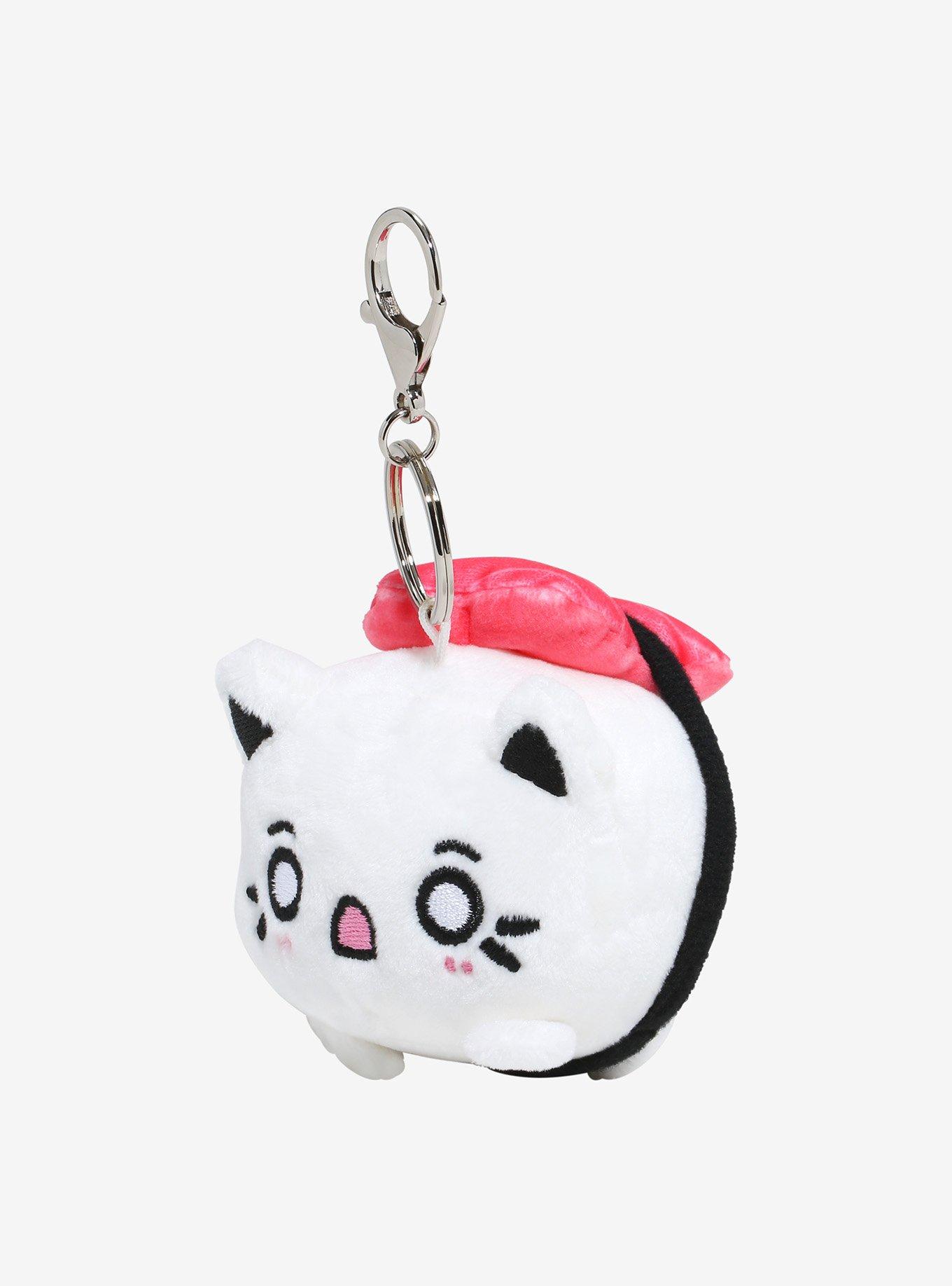 Tasty Peach Meowchi Tuna Sushi Cat Plush Key Chain, , hi-res