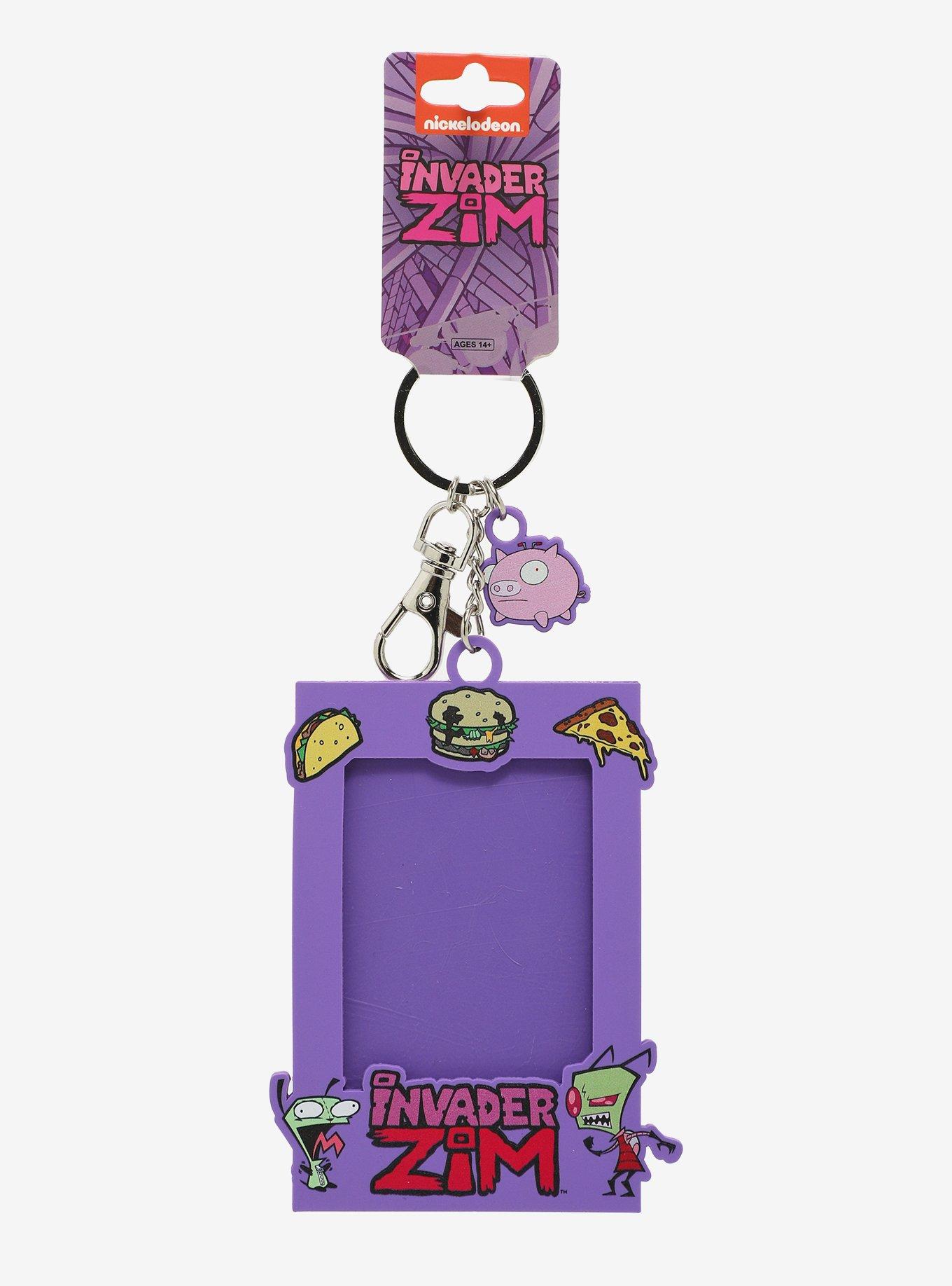 Invader Zim Duo Snacks Picture Frame Key Chain, , hi-res