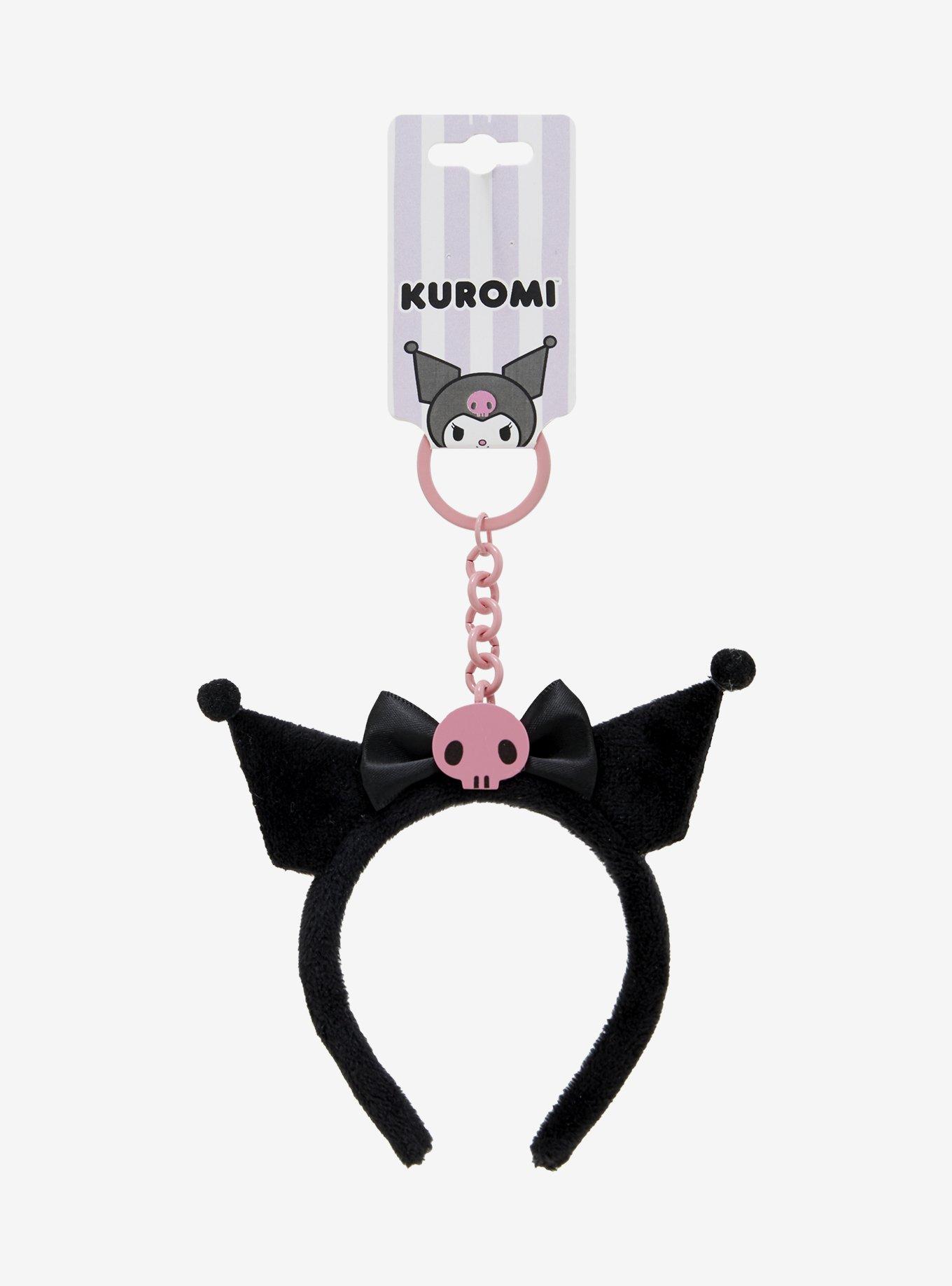 Kuromi Mini Headband Key Chain, , hi-res