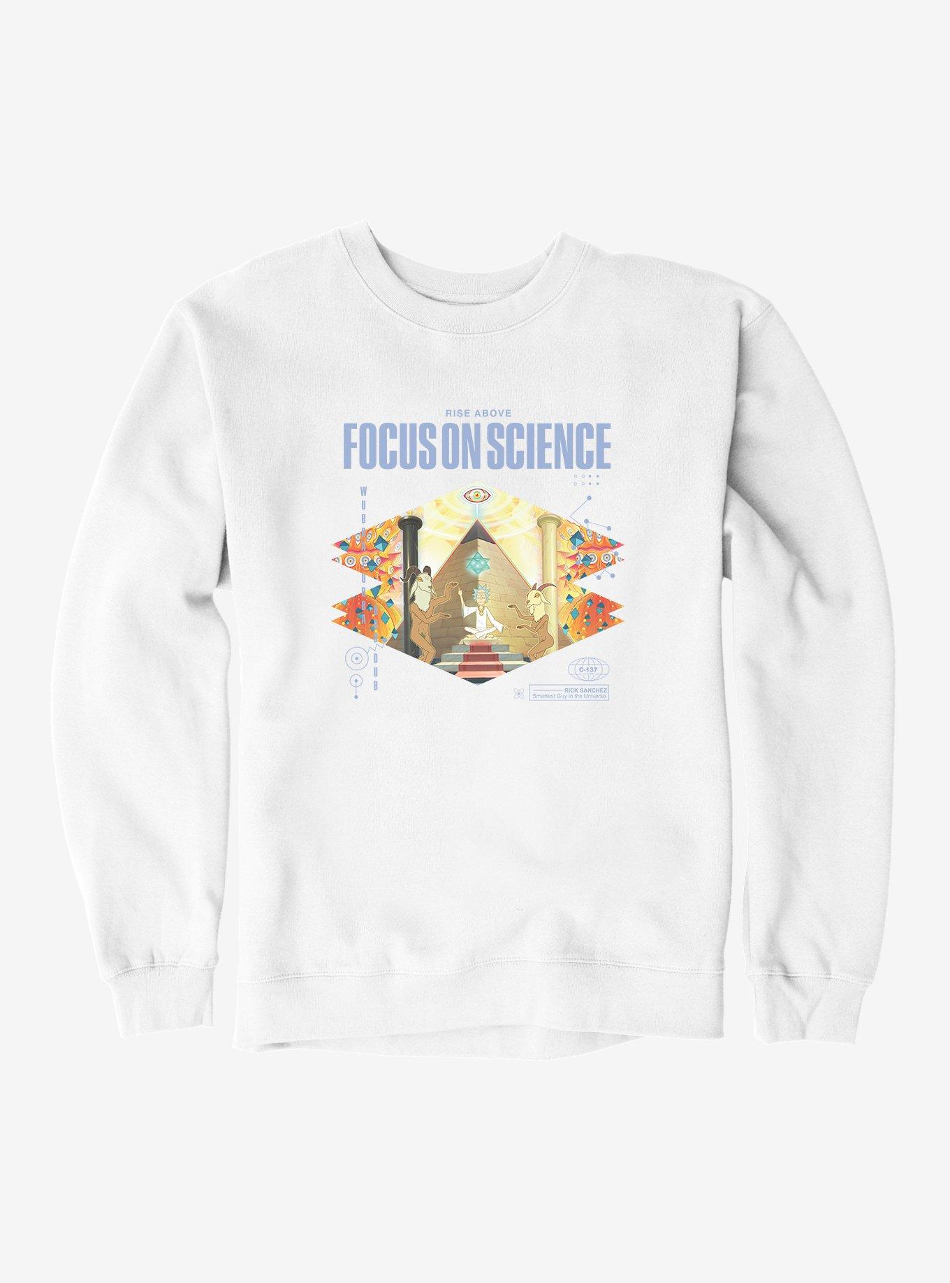 Rick And Morty Focus on science Sweatshirt, , hi-res