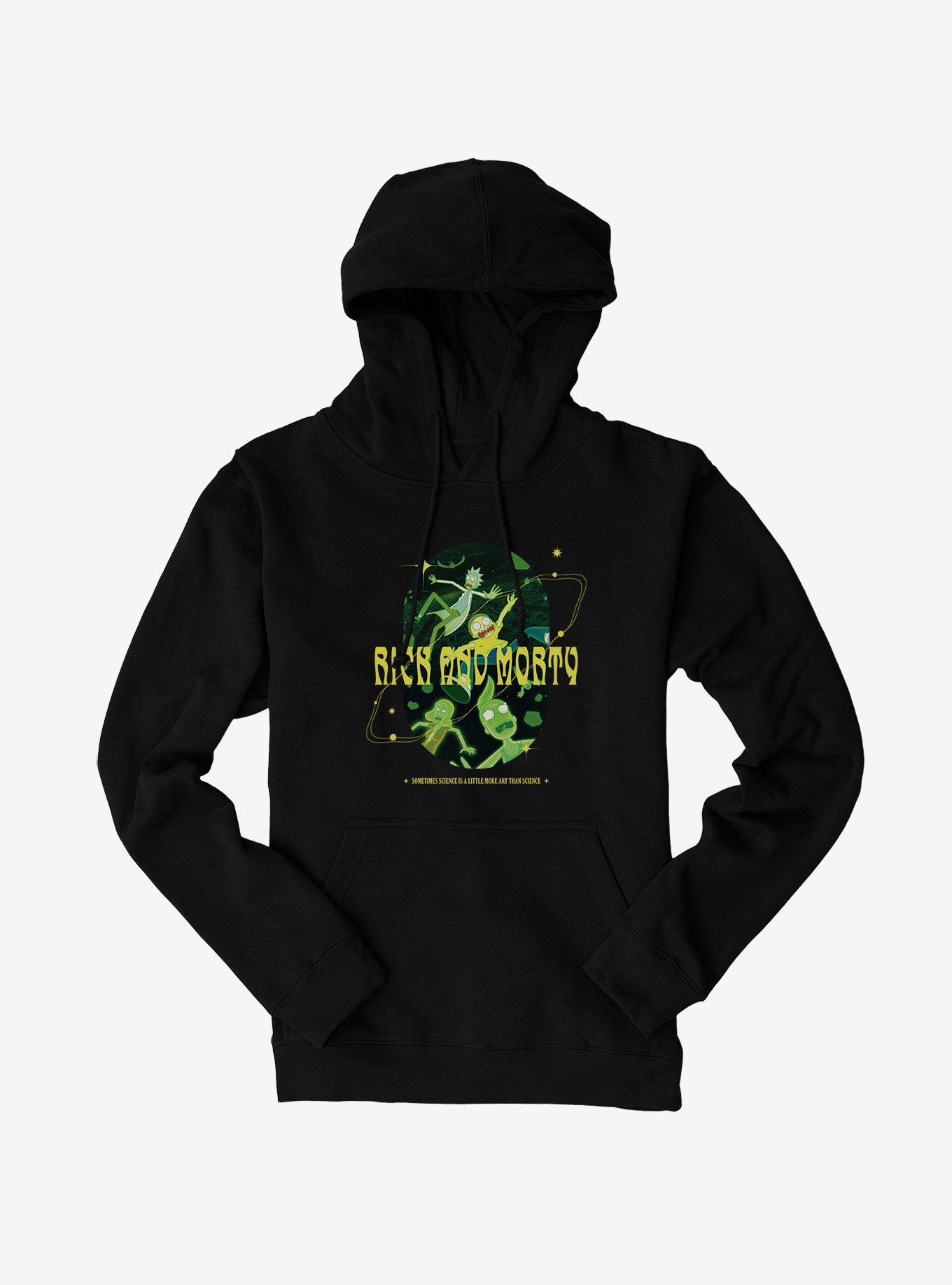 Rick And Morty Art Than Science Hoodie, , hi-res