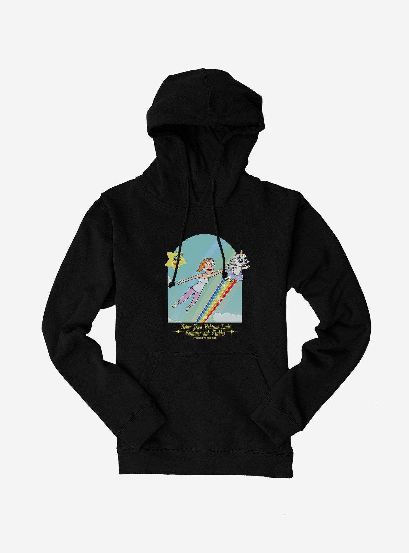 Rick And Morty Friends To The End Hoodie, BLACK, hi-res