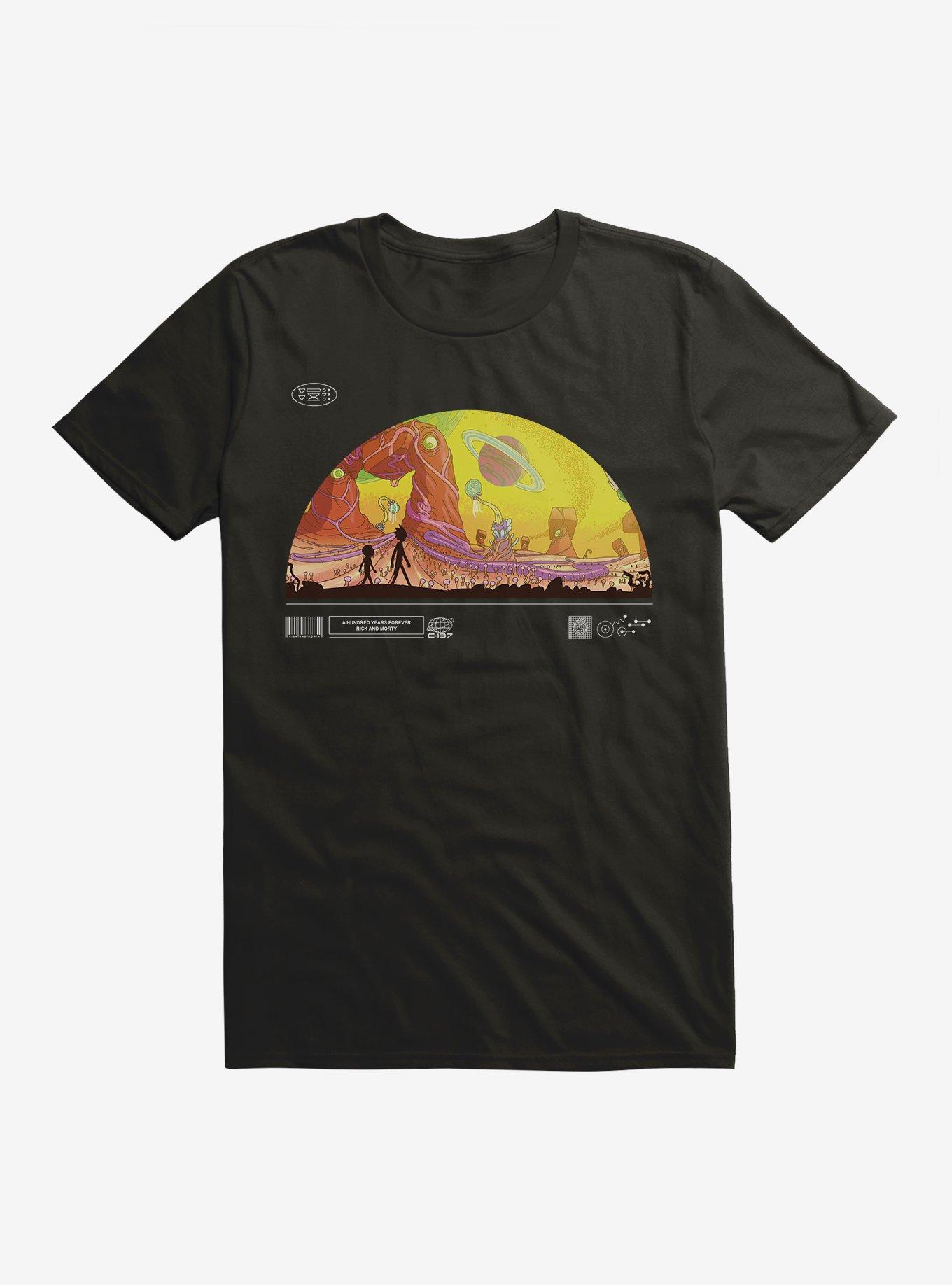 Rick And Morty Walking On A Planet T-Shirt, , hi-res