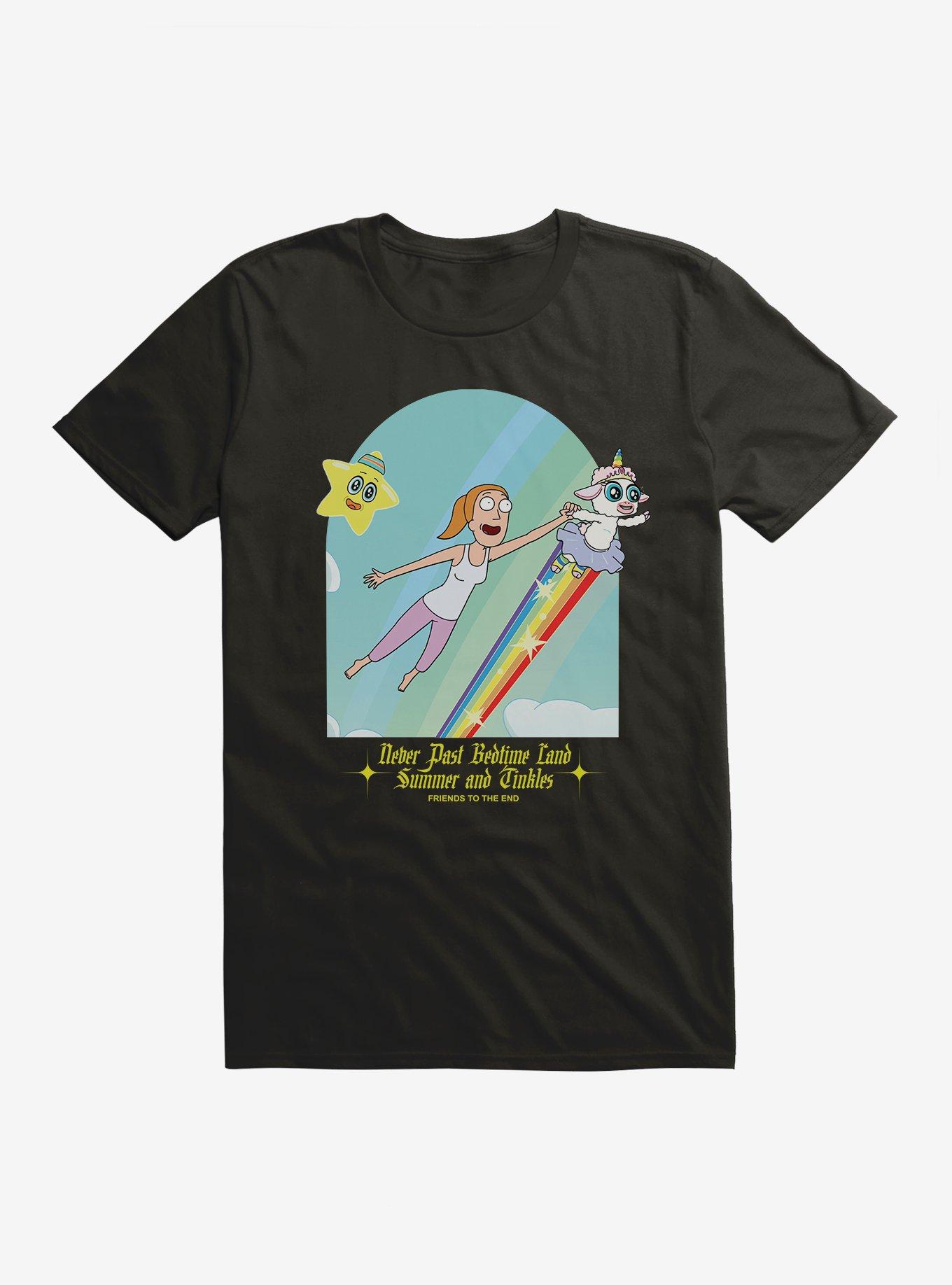 Rick And Morty Friends To The End T-Shirt, BLACK, hi-res