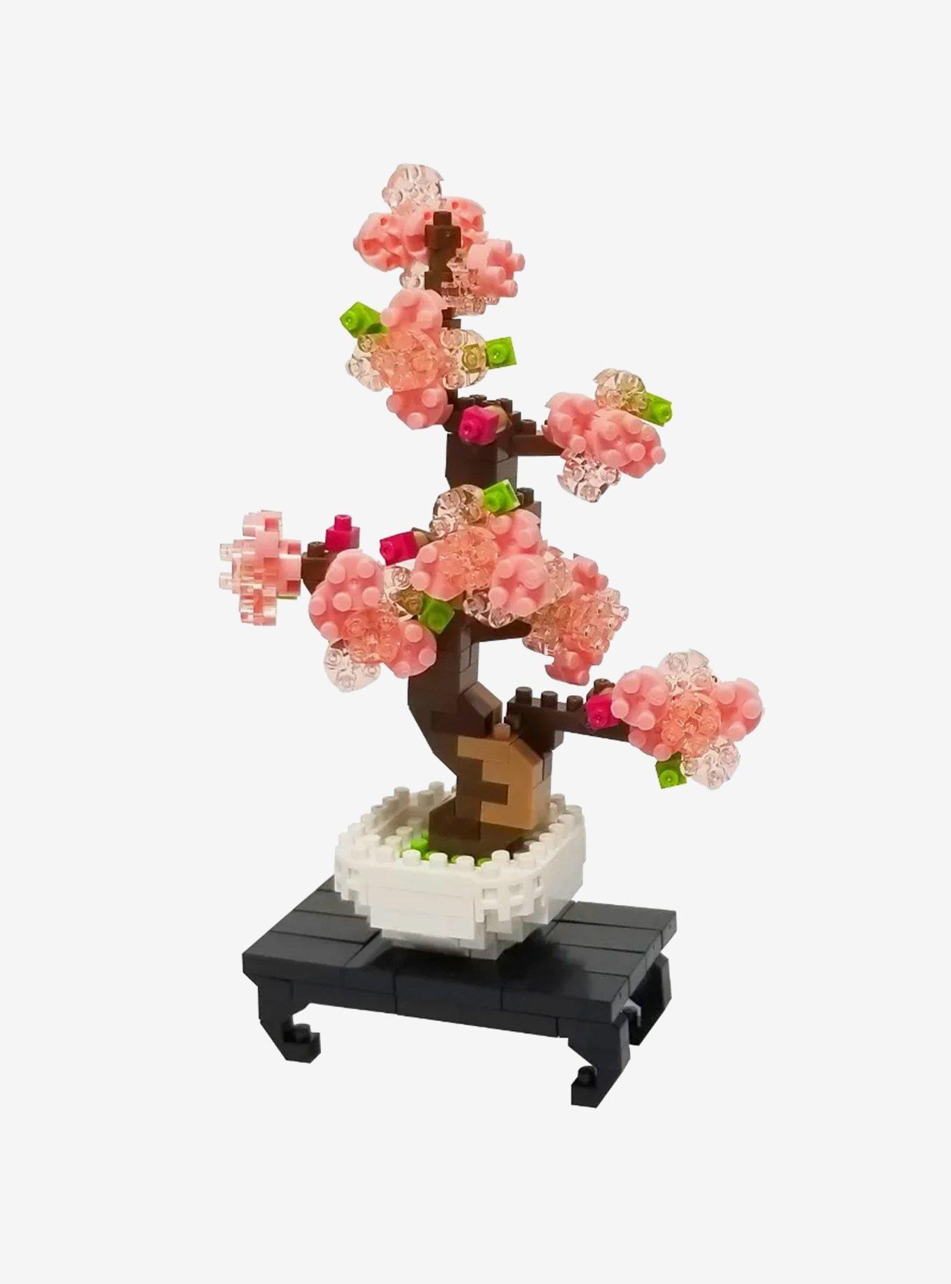 Kawada Culture Nanoblock Sights to See Series Sakura Bonsai Building Kit, , hi-res