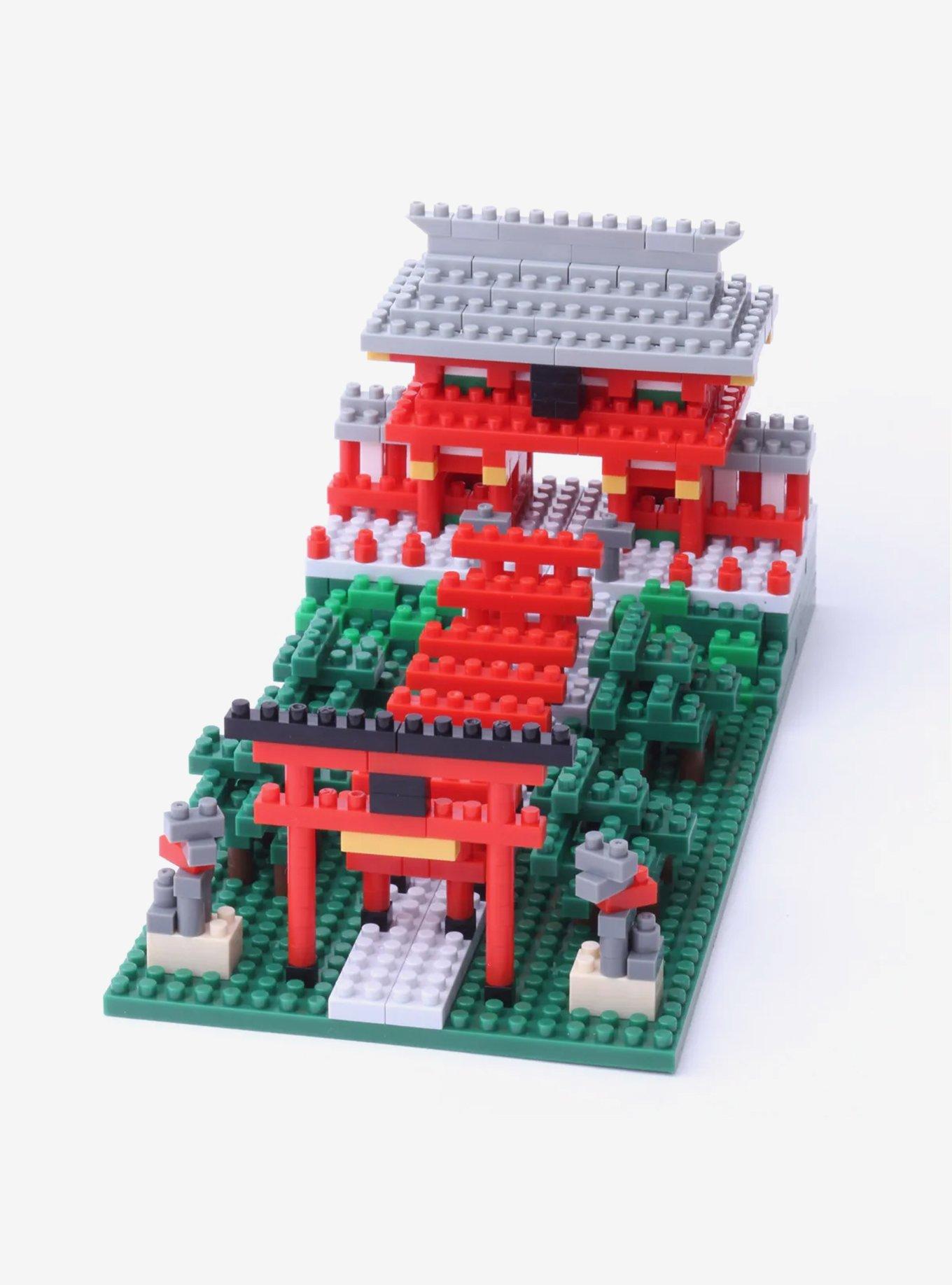 Kawada World Famous Buildings Nanoblock Collection Sights to See Series Inari Shrine Building Kit, , hi-res