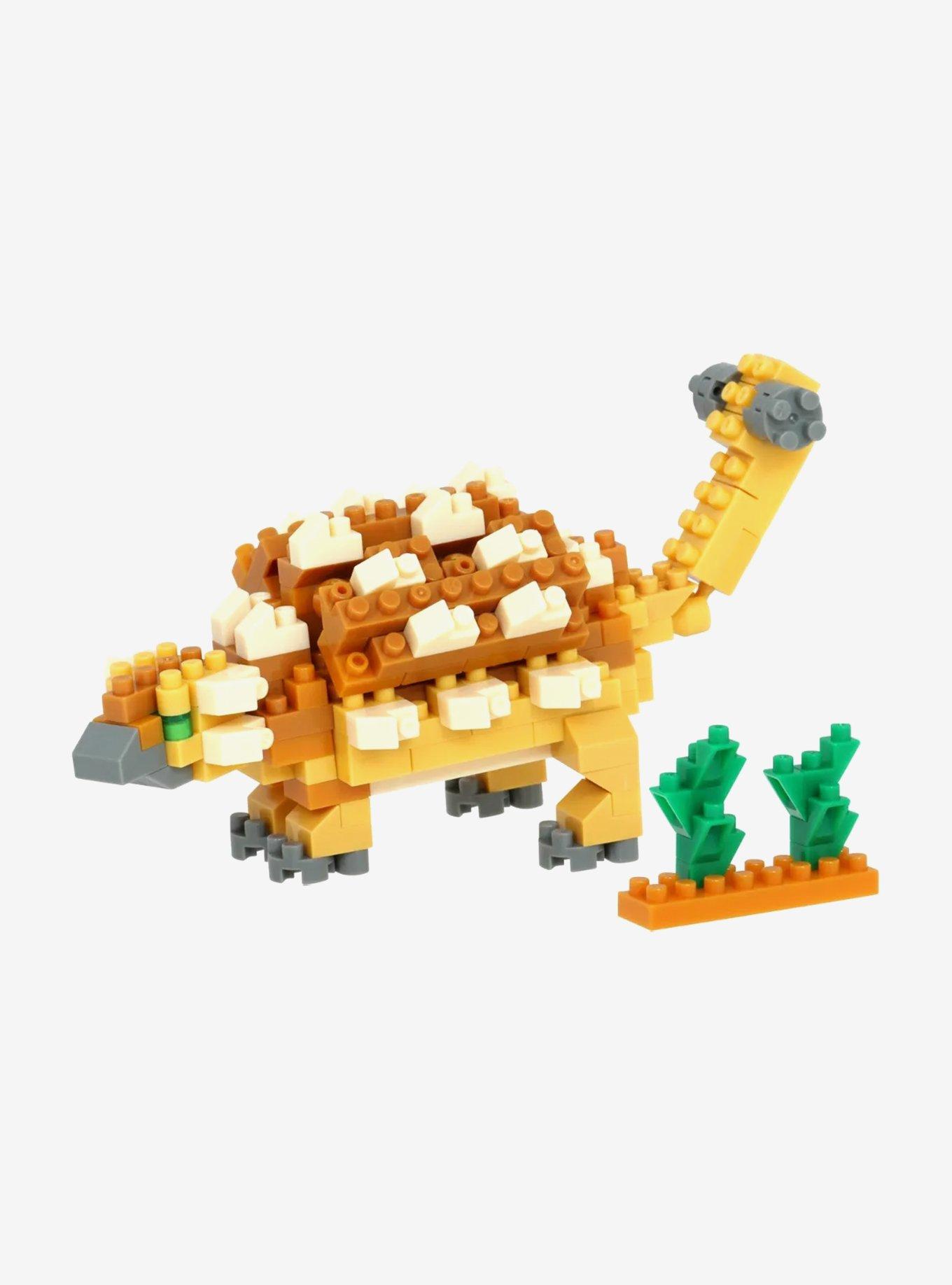 Kawada Nanoblock Dinosaurs Collection Series Ankylosaurus Build Kit, , hi-res