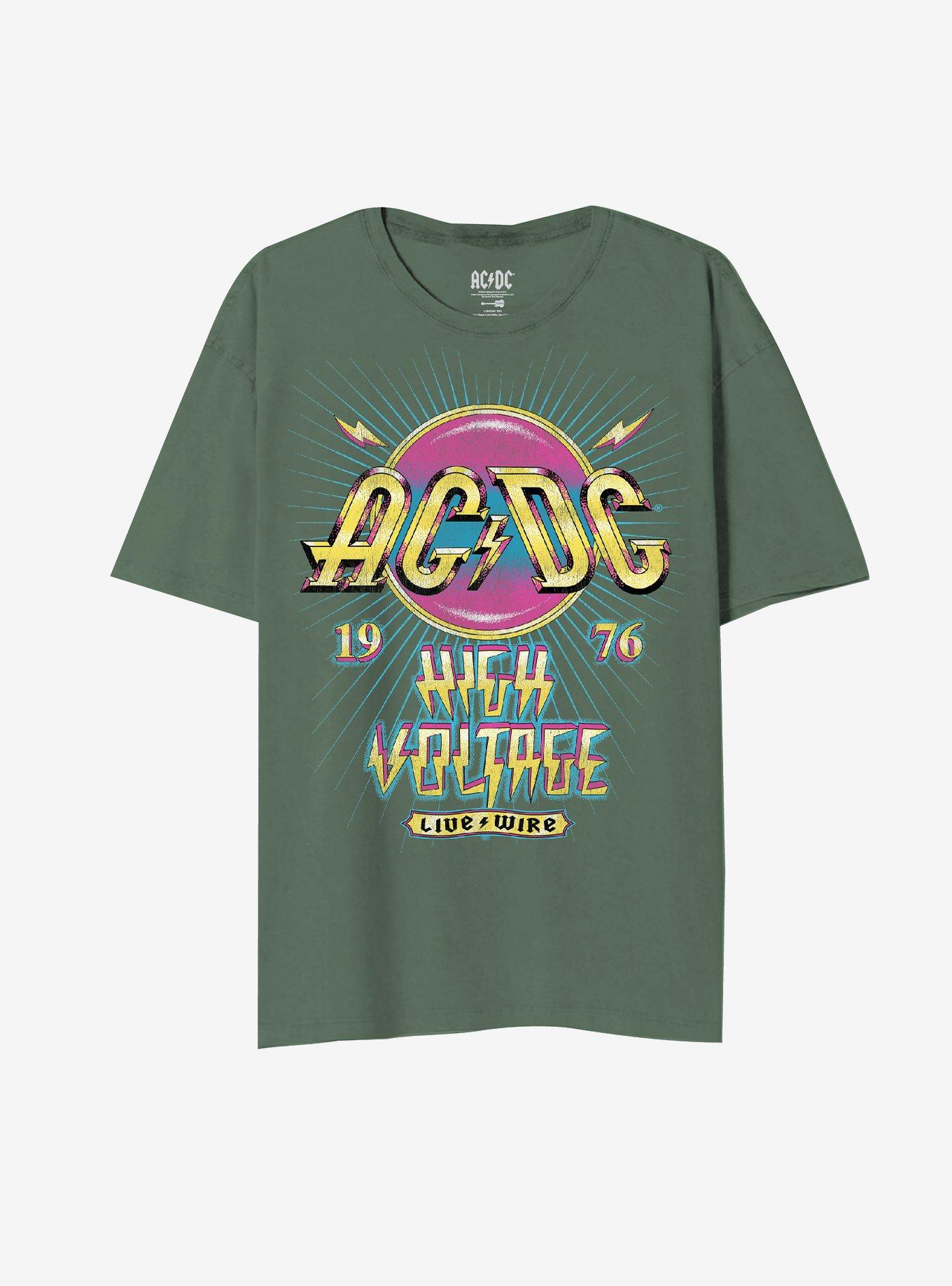 AC/DC High Voltage Boyfriend Fit Girls T-Shirt, , hi-res