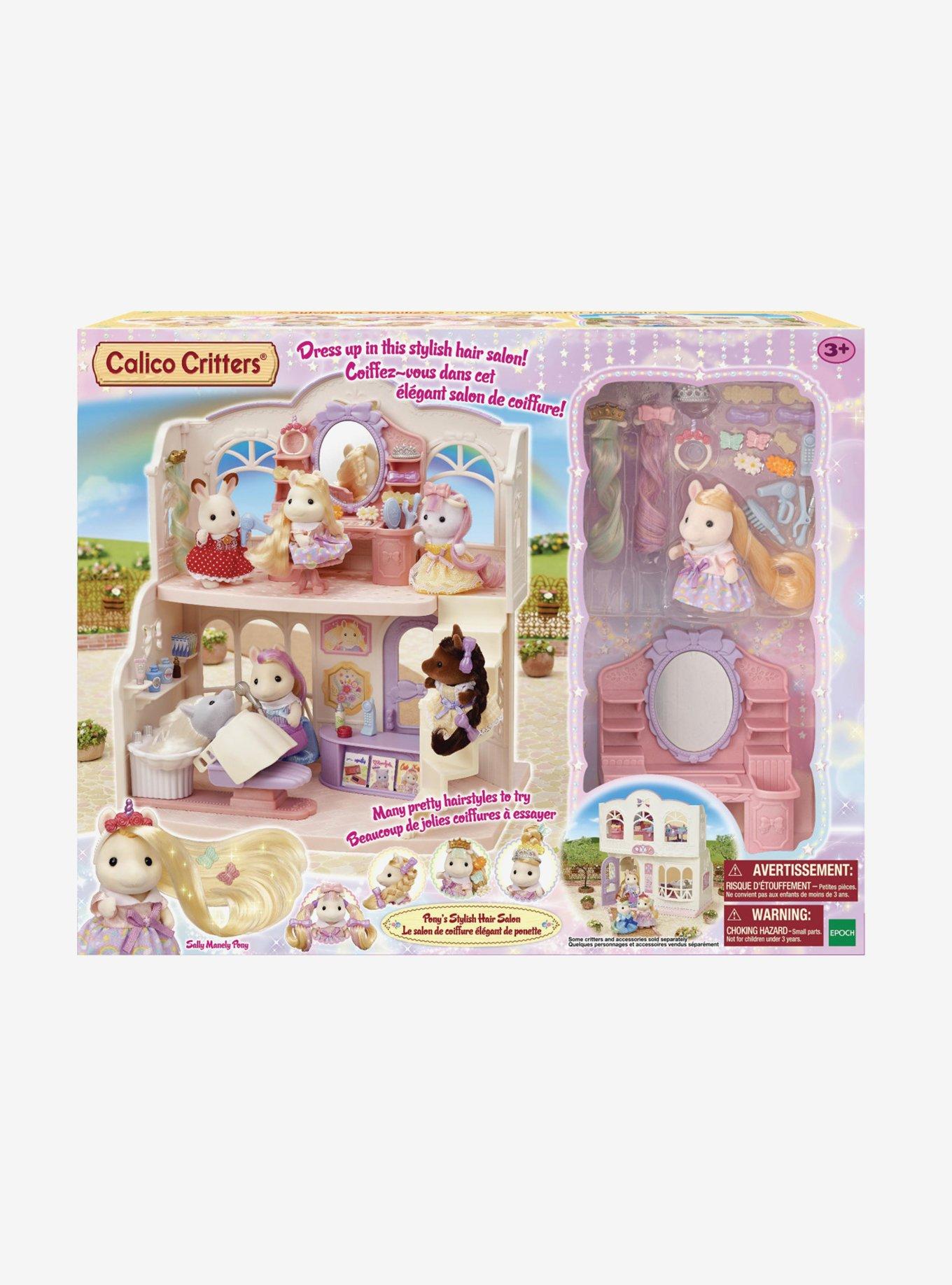 Calico Critters Pony's Stylish Hair Salon Set, , hi-res