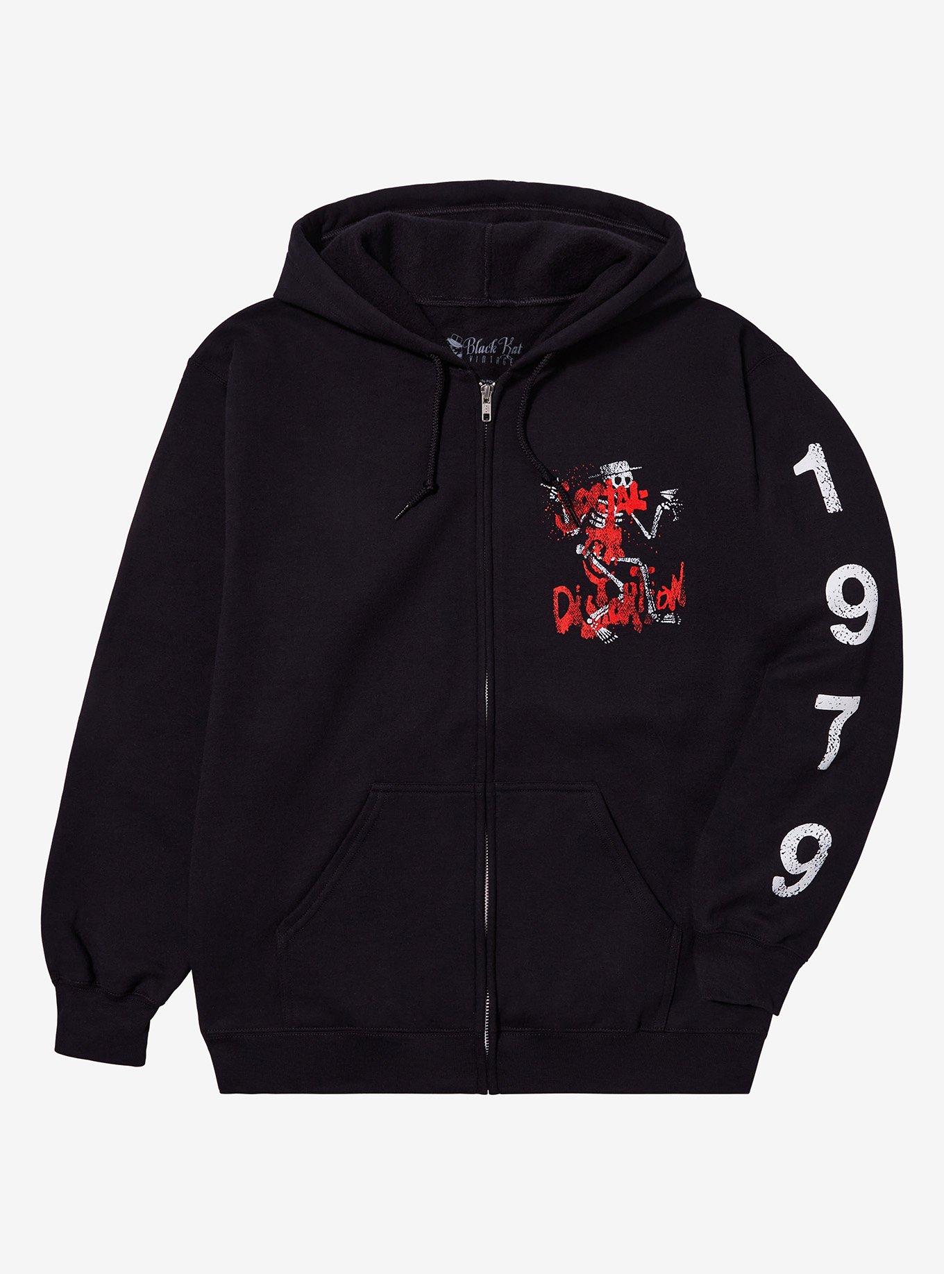 Social Distortion 1979 Rose Hoodie, , hi-res