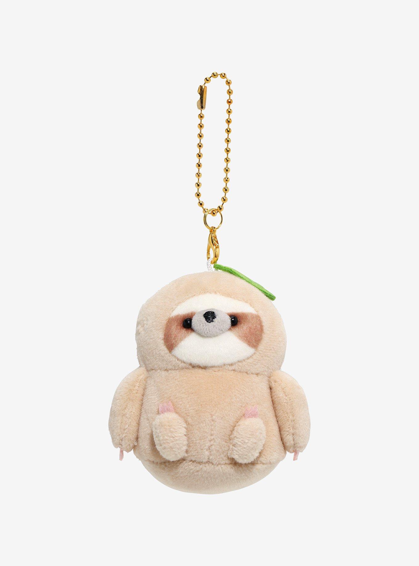 Nikomei Sloth Plush Magnetic Key Chain, , hi-res