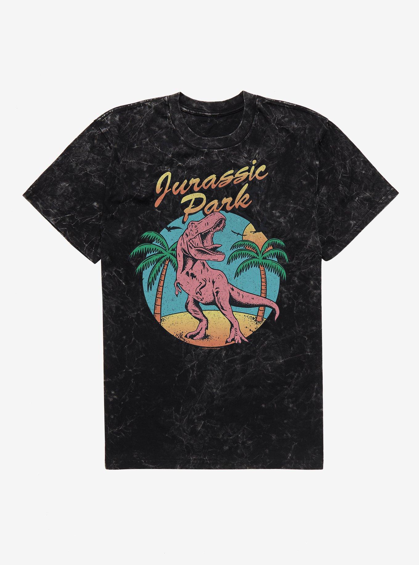 Jurassic Park T-Rex Beach Mineral Wash T-Shirt, , hi-res