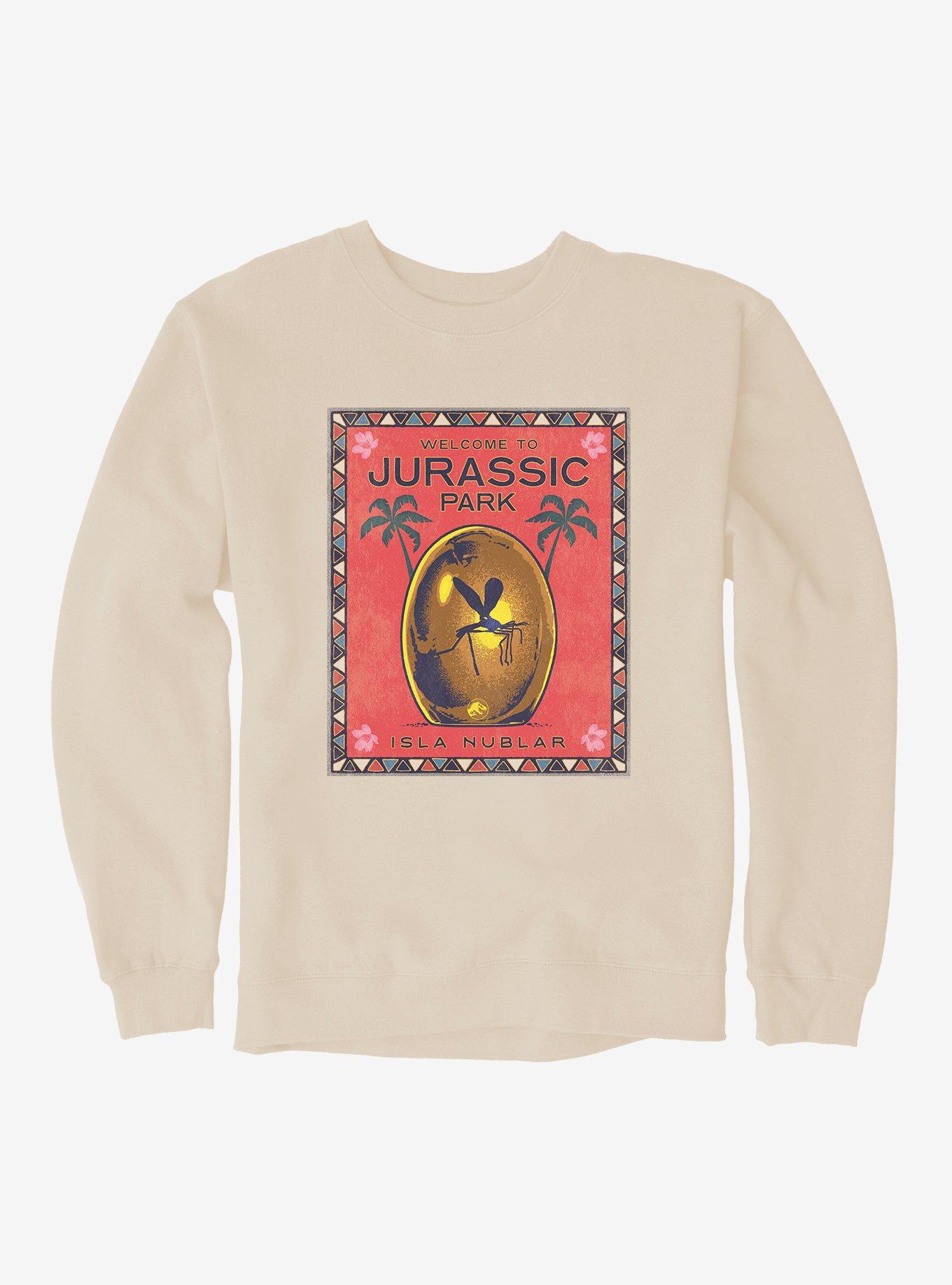 Jurassic Park Welcome Poster Sweatshirt, , hi-res