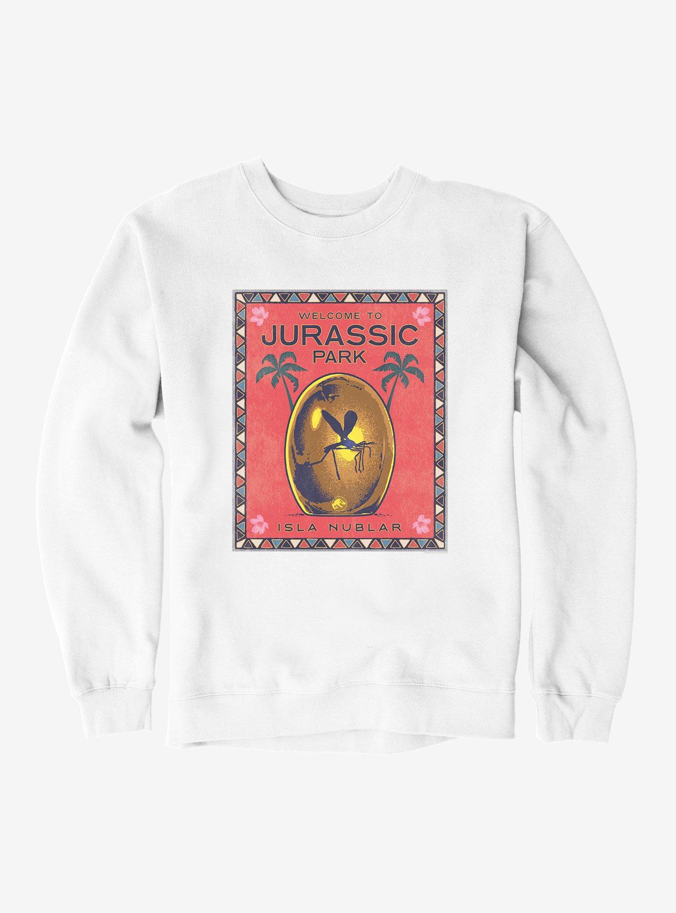 Jurassic Park Welcome Poster Sweatshirt, , hi-res